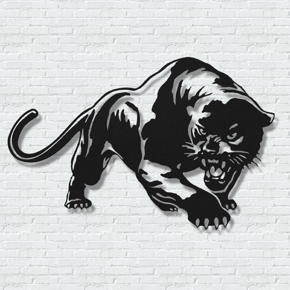 ・"Panther"・Premium Metal Wall Art - Limited Edition