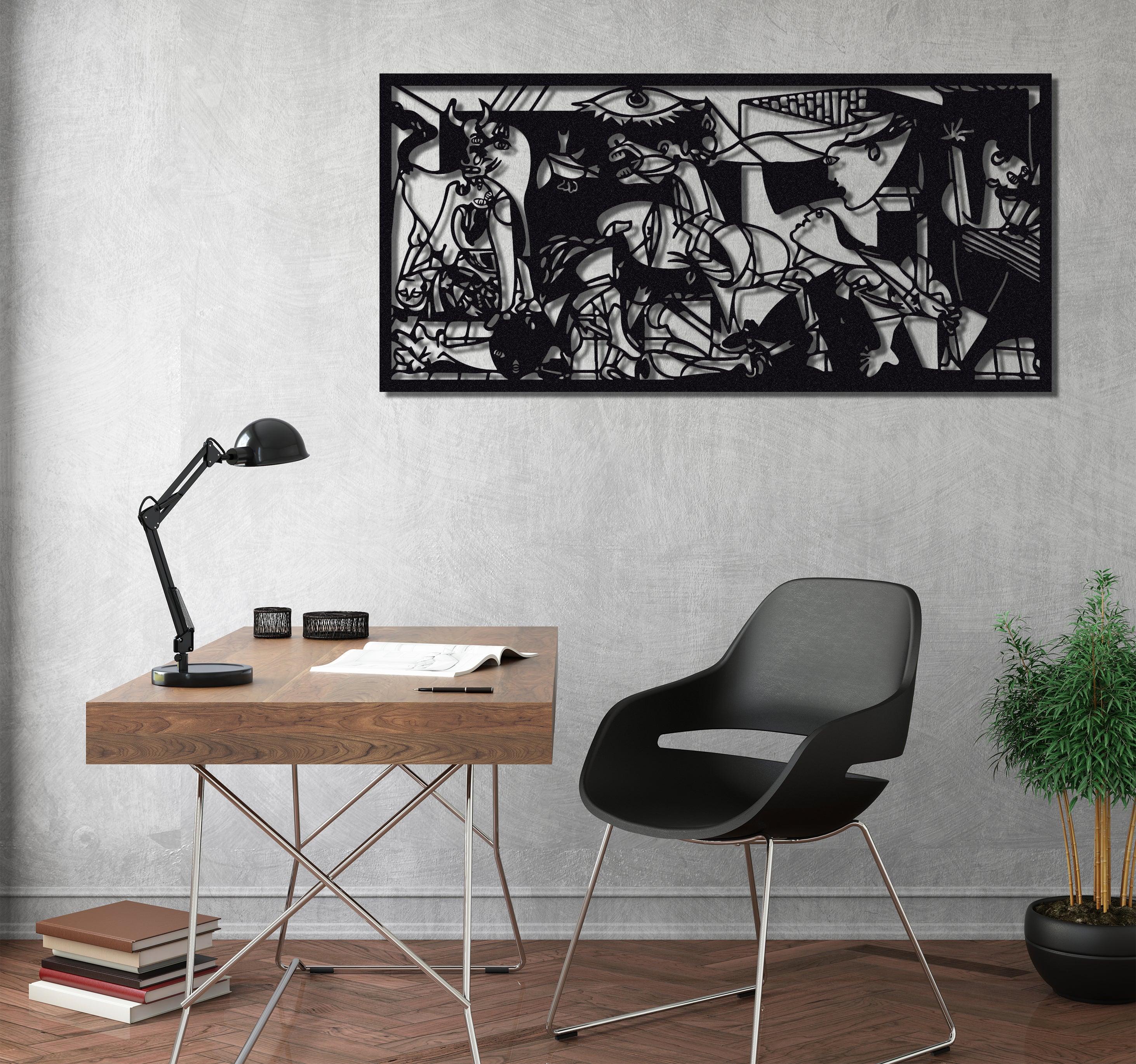 ・"Guernica Pablo Picasso"・Premium Metal Wall Art - Limited Edition