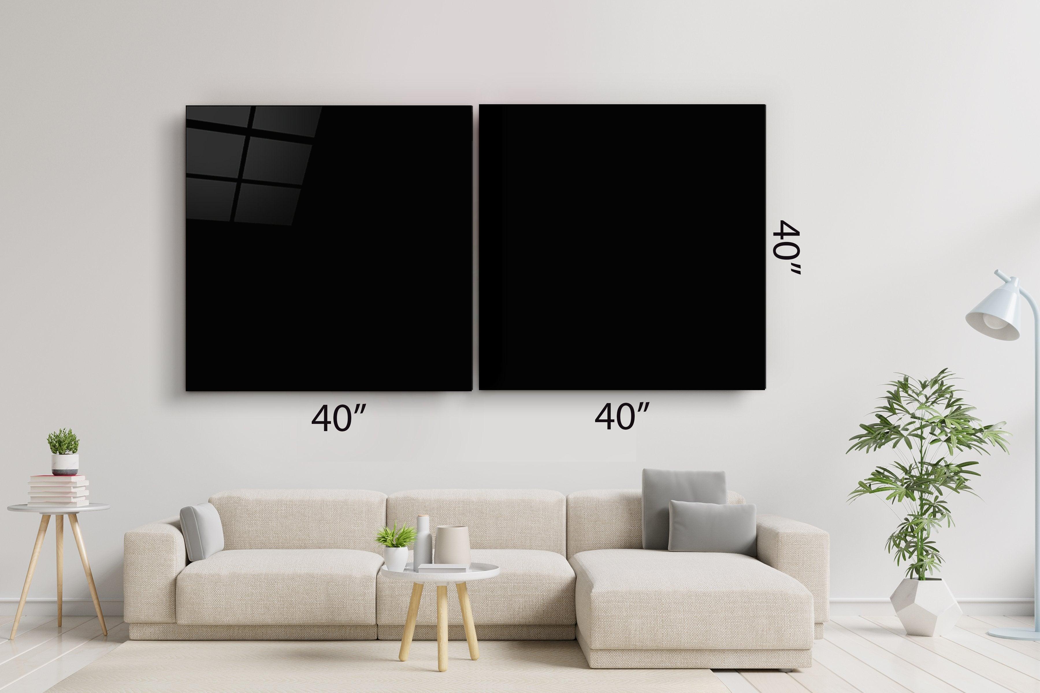 ・"Marble Abstract - Duo"・Glass Wall Art