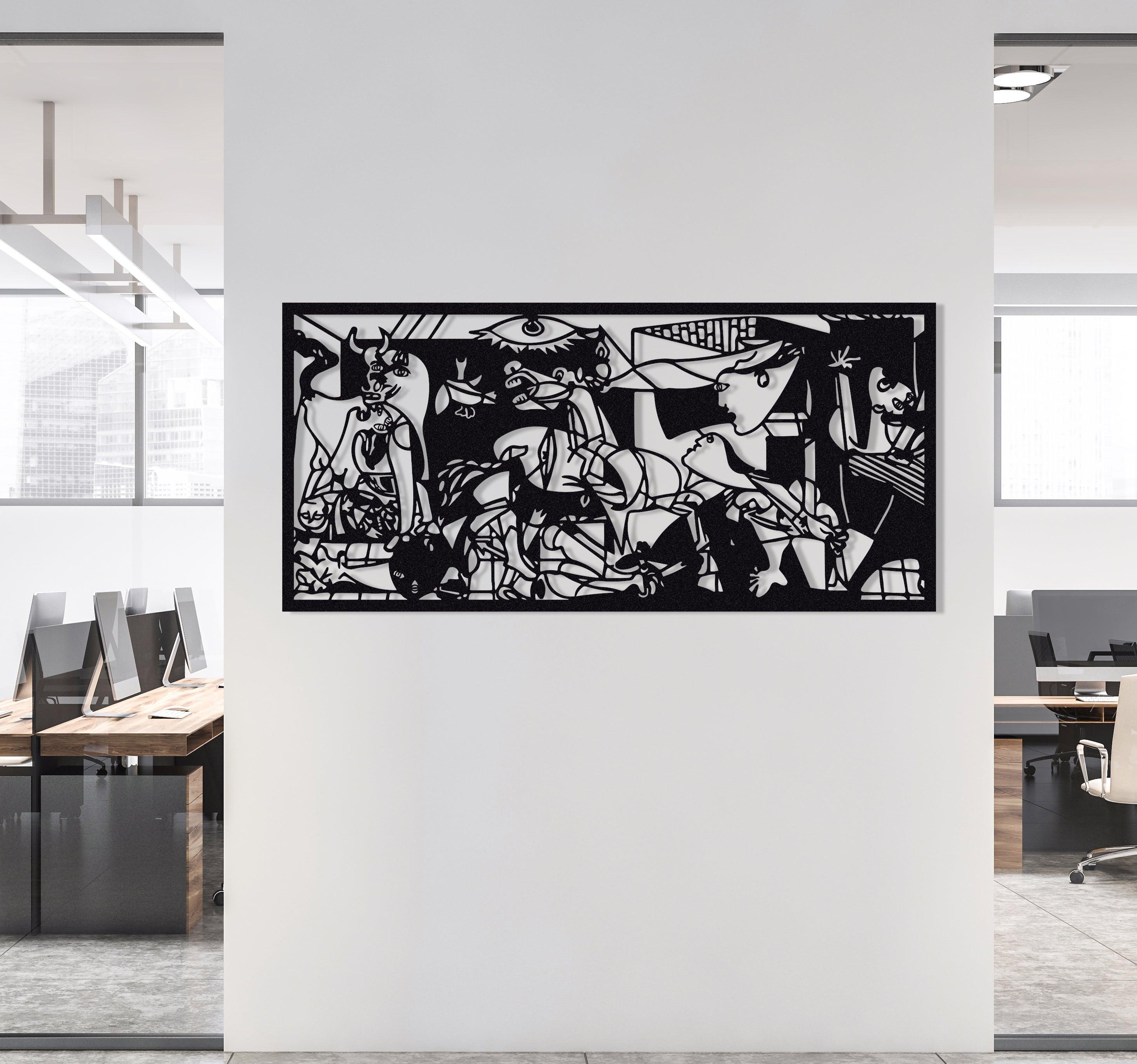 ・"Guernica Pablo Picasso"・Premium Metal Wall Art - Limited Edition