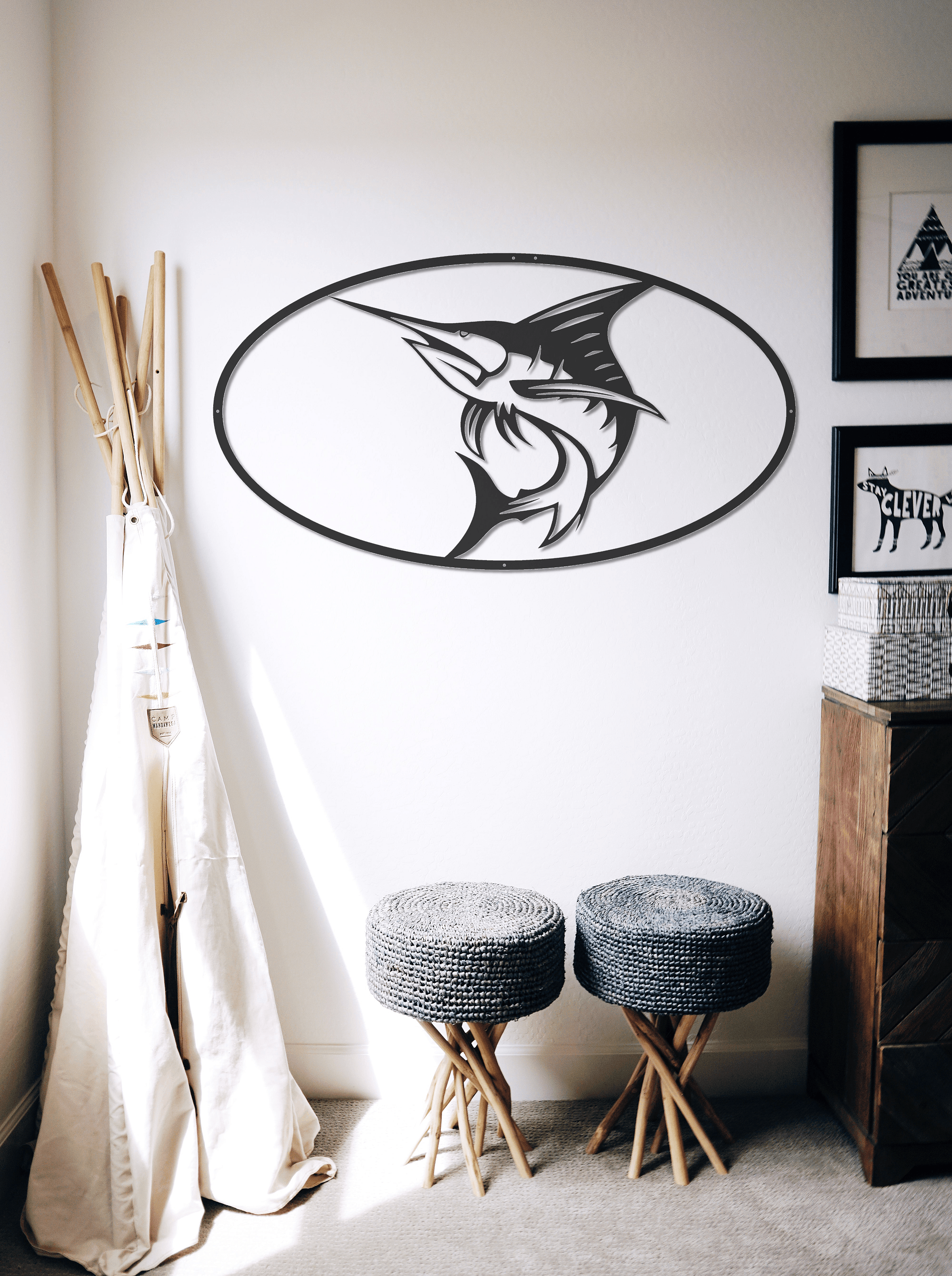 ・"Swordfish"・Premium Metal Wall Art - Limited Edition