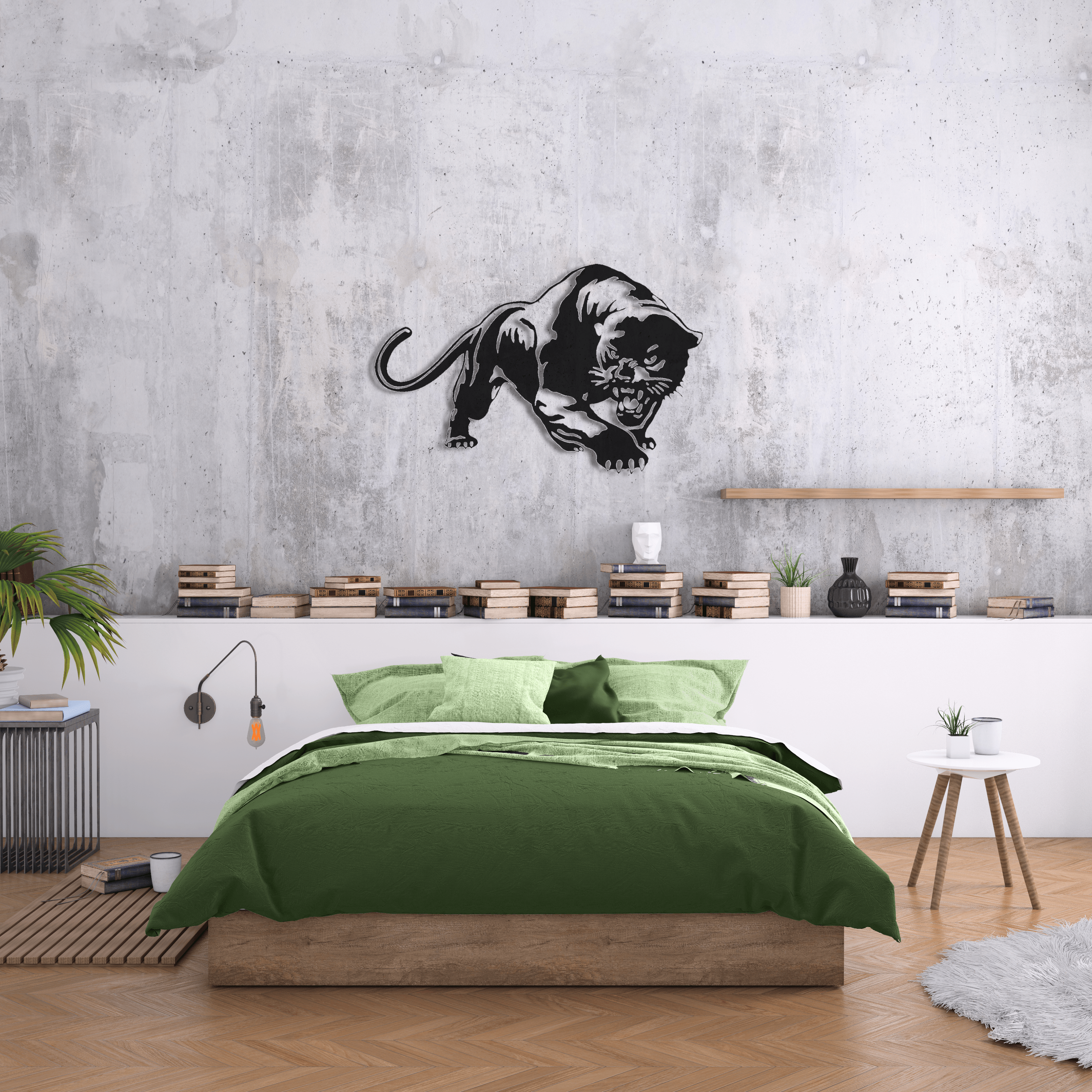 ・"Panther"・Premium Metal Wall Art - Limited Edition