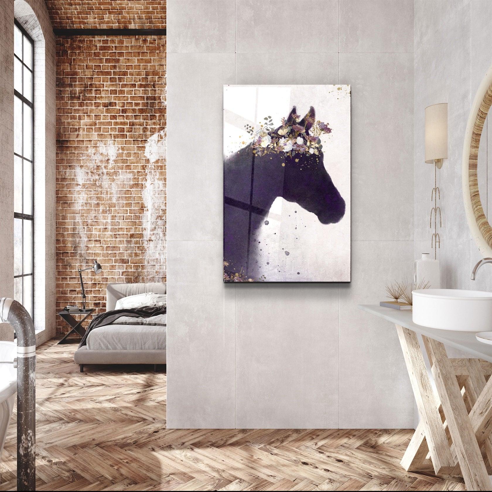 ・"Horse"・Glass Wall Art