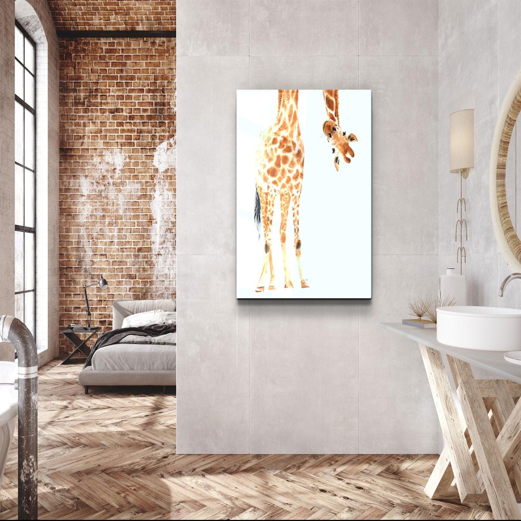 ・"UpSide Down"・Glass Wall Art