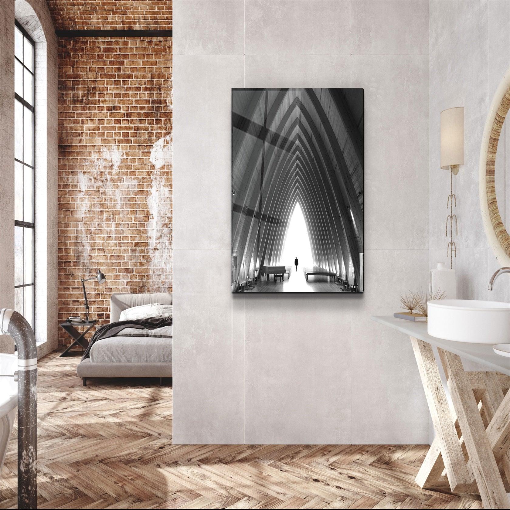 ・"Light at the End"・Glass Wall Art
