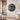 ・"Travertine - Moon - Black"・Rounded Glass Wall Art