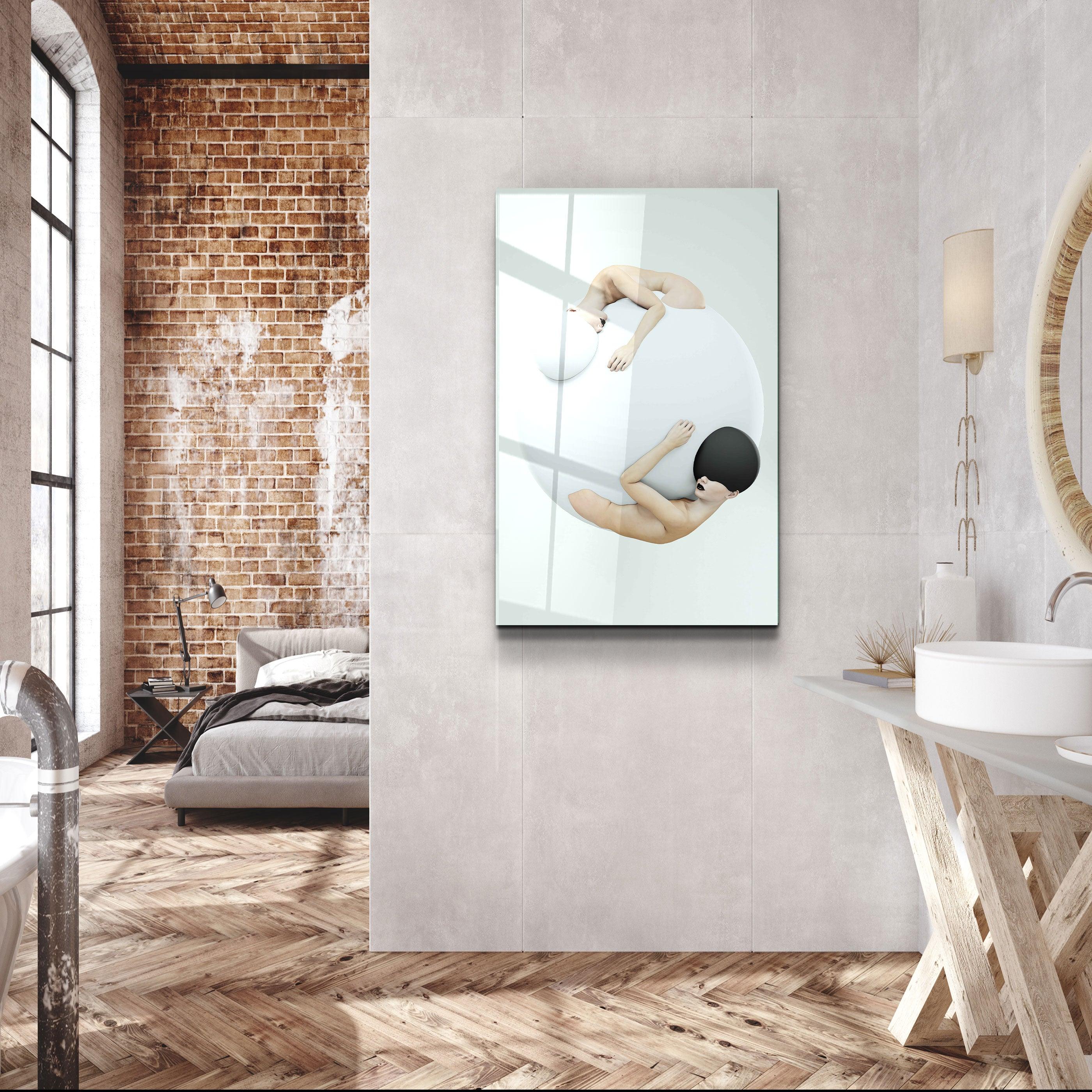 ・"Supra Round Heads V3"・Designer's Collection Glass Wall Art - ArtDesigna Glass Printing Wall Art