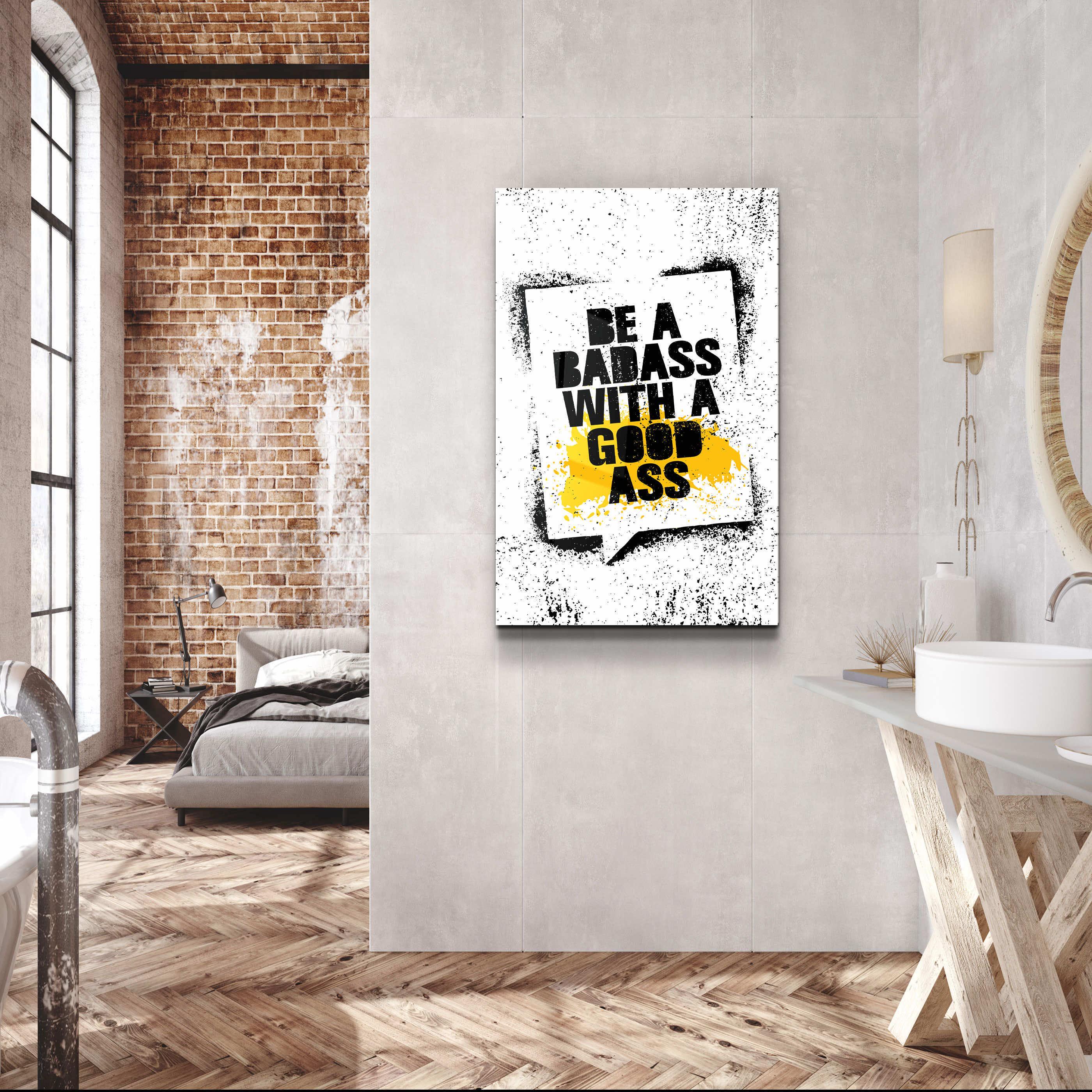 ・"Be a"・Motivational Glass Wall Art