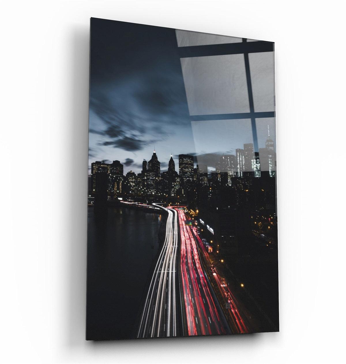 ・"City Landscape"・Glass Wall Art