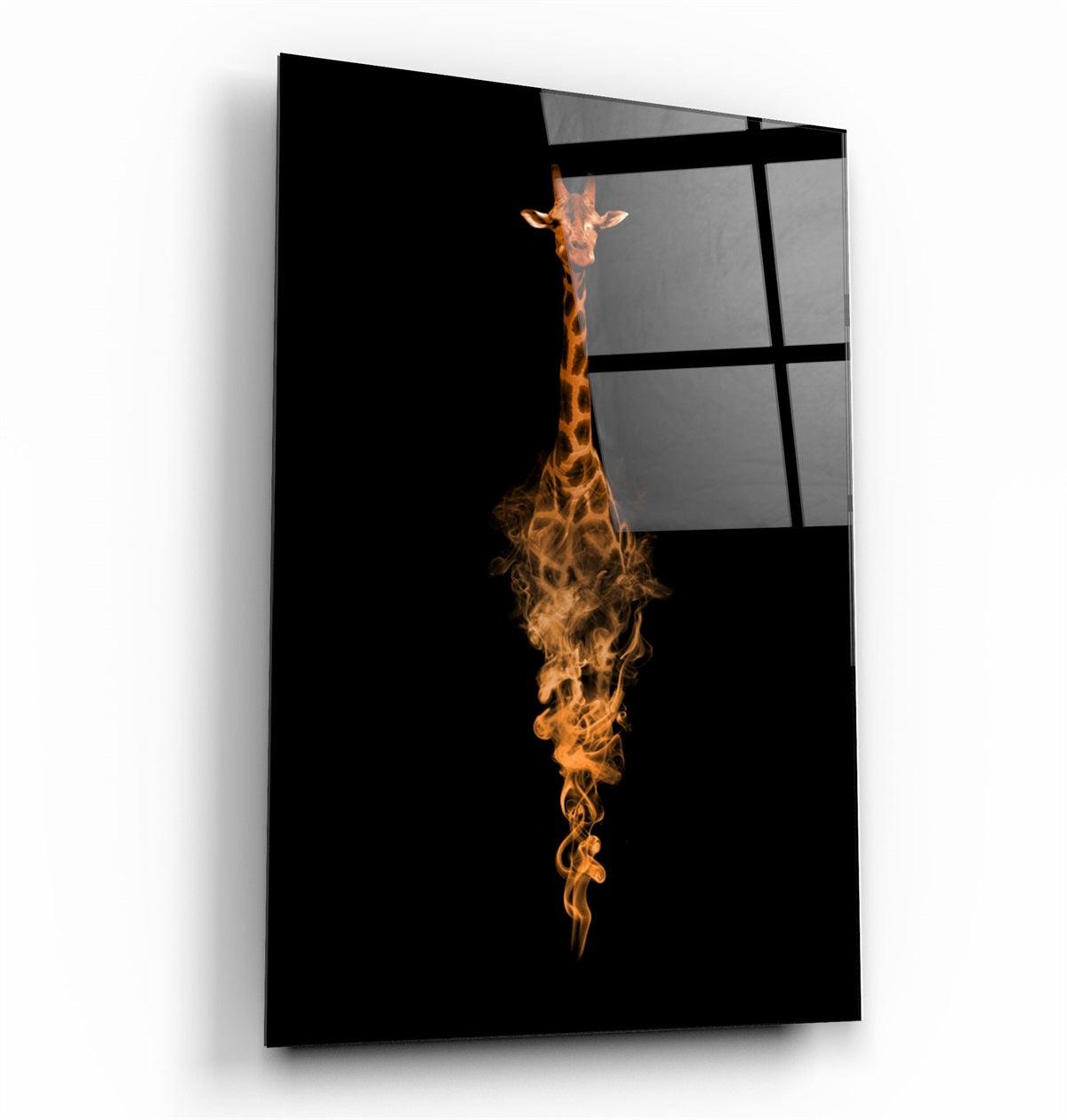 ・"Giraffo"・Glass Wall Art