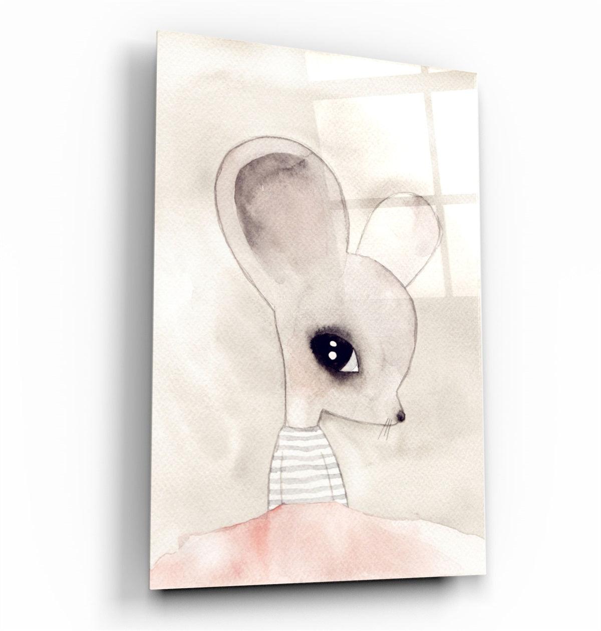・"Funny Ears"・Glass Wall Art