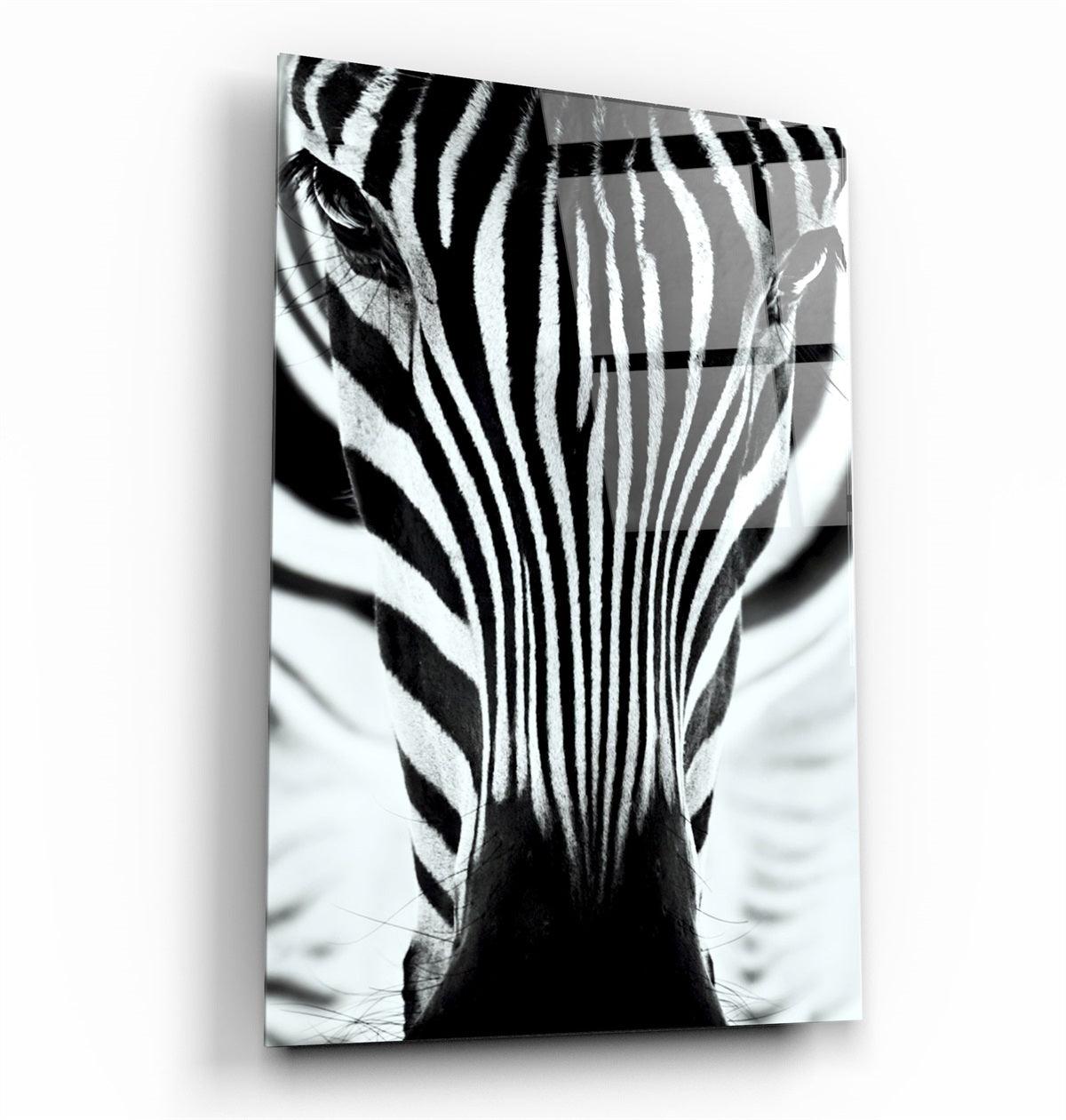 ・"Zebra V2"・Glass Wall Art