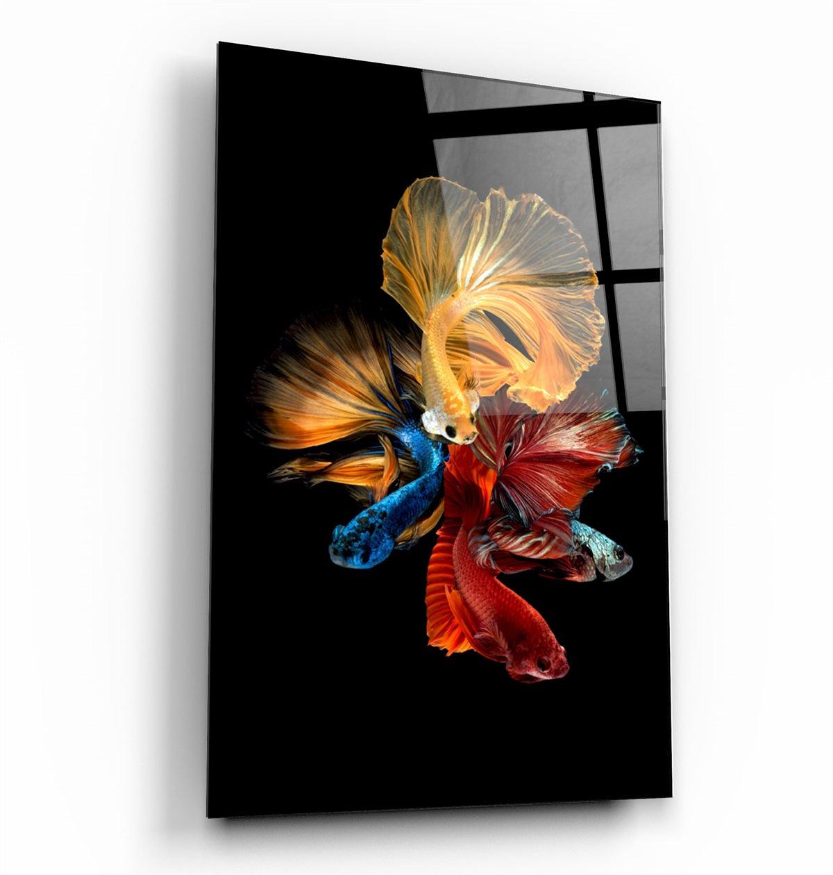 ・"Betta Fish V2"・Glass Wall Art
