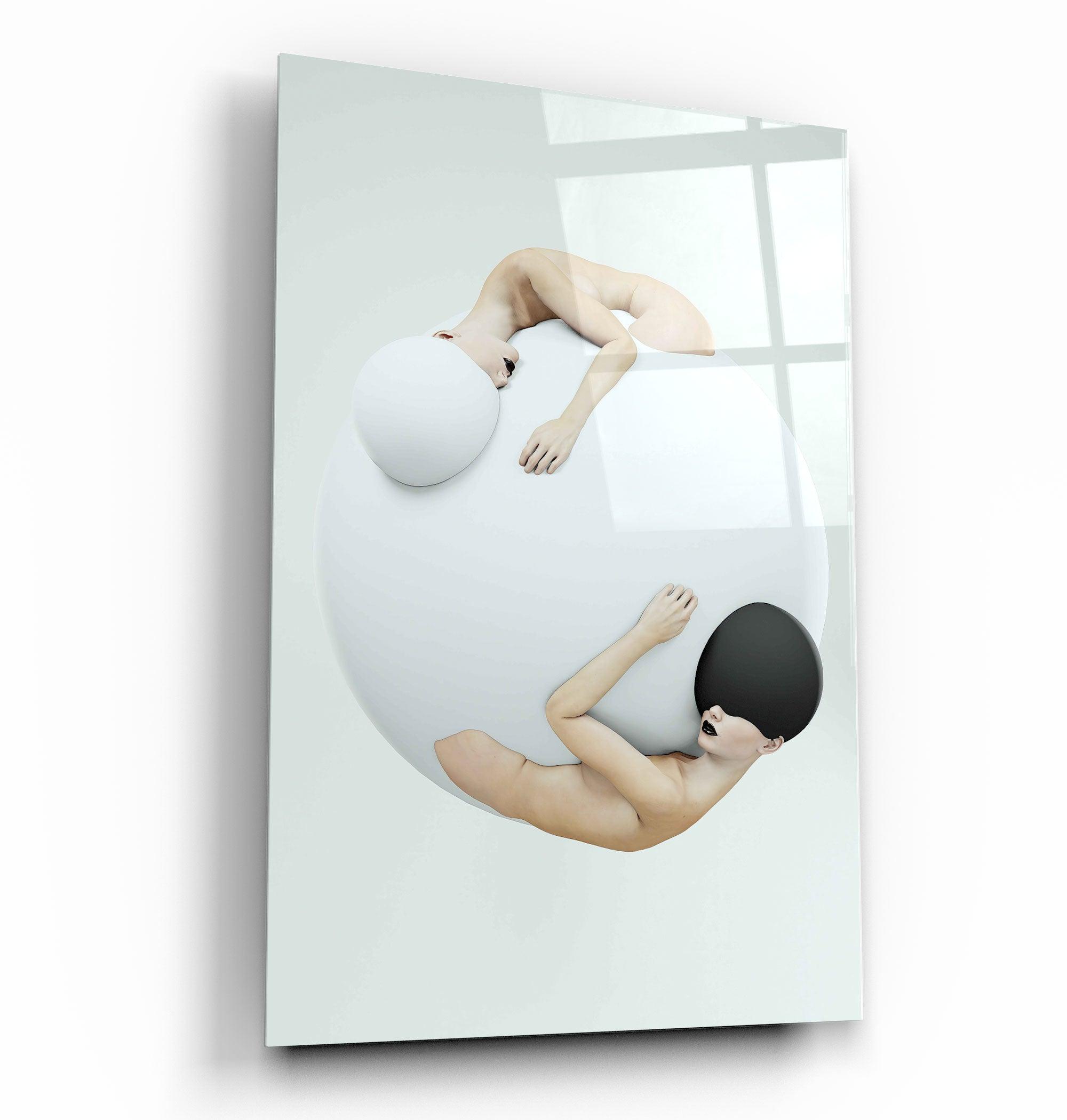 ・"Supra Round Heads V3"・Designer's Collection Glass Wall Art - ArtDesigna Glass Printing Wall Art