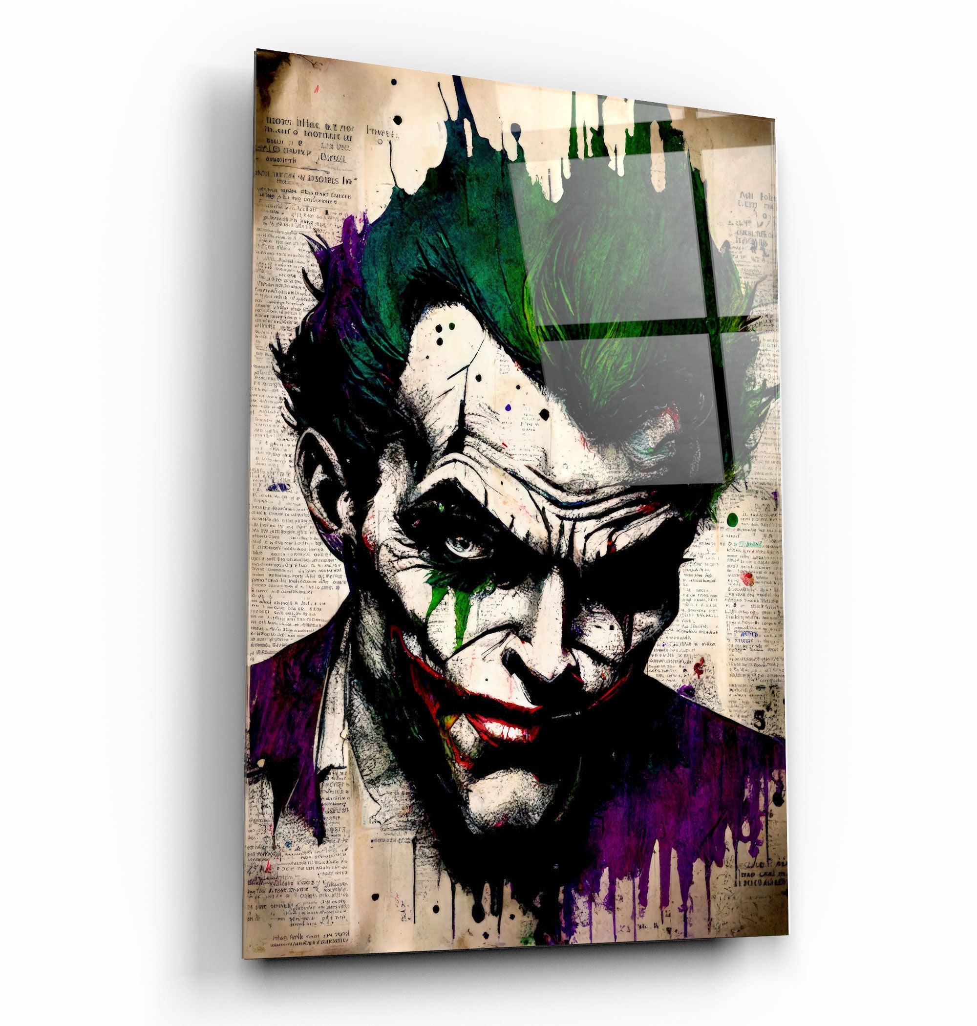 ・"Joker Redesigned"・Designer's Collection Glass Wall Art