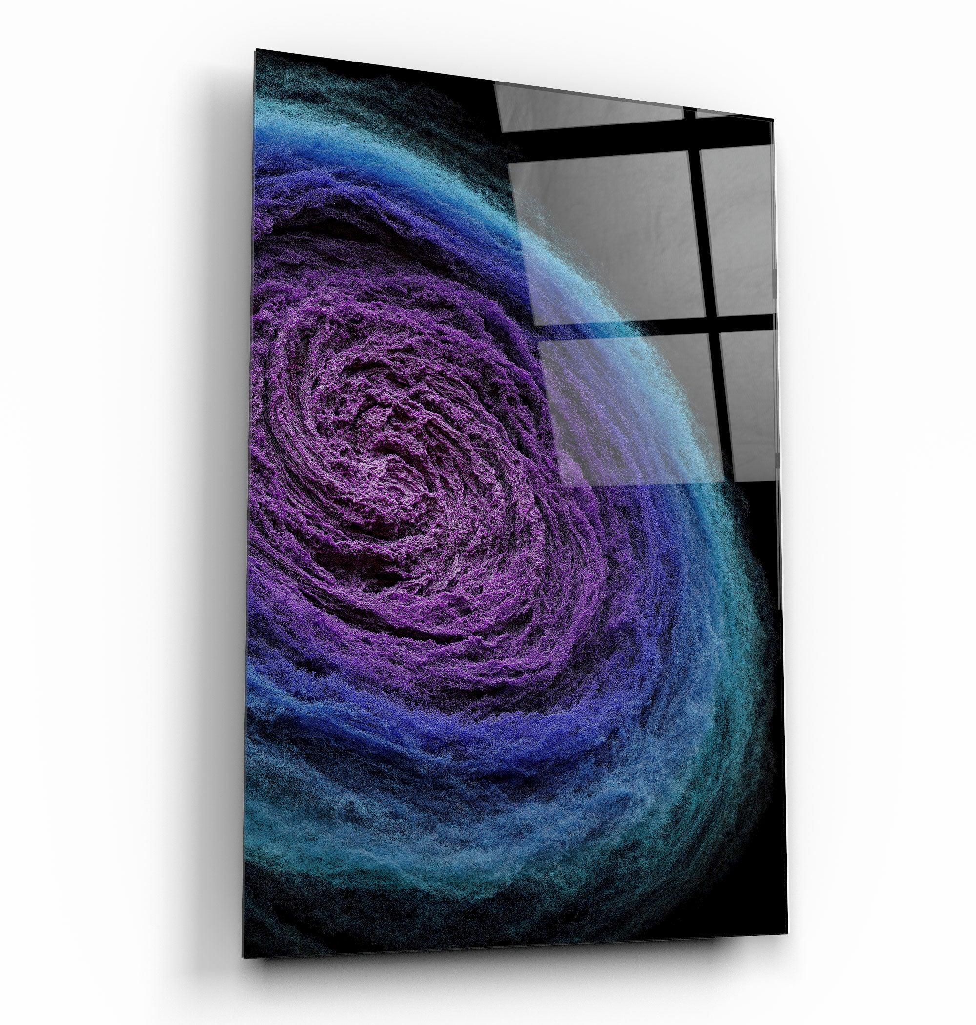 ・"Wool Nebula"・Designer's Collection Glass Wall Art