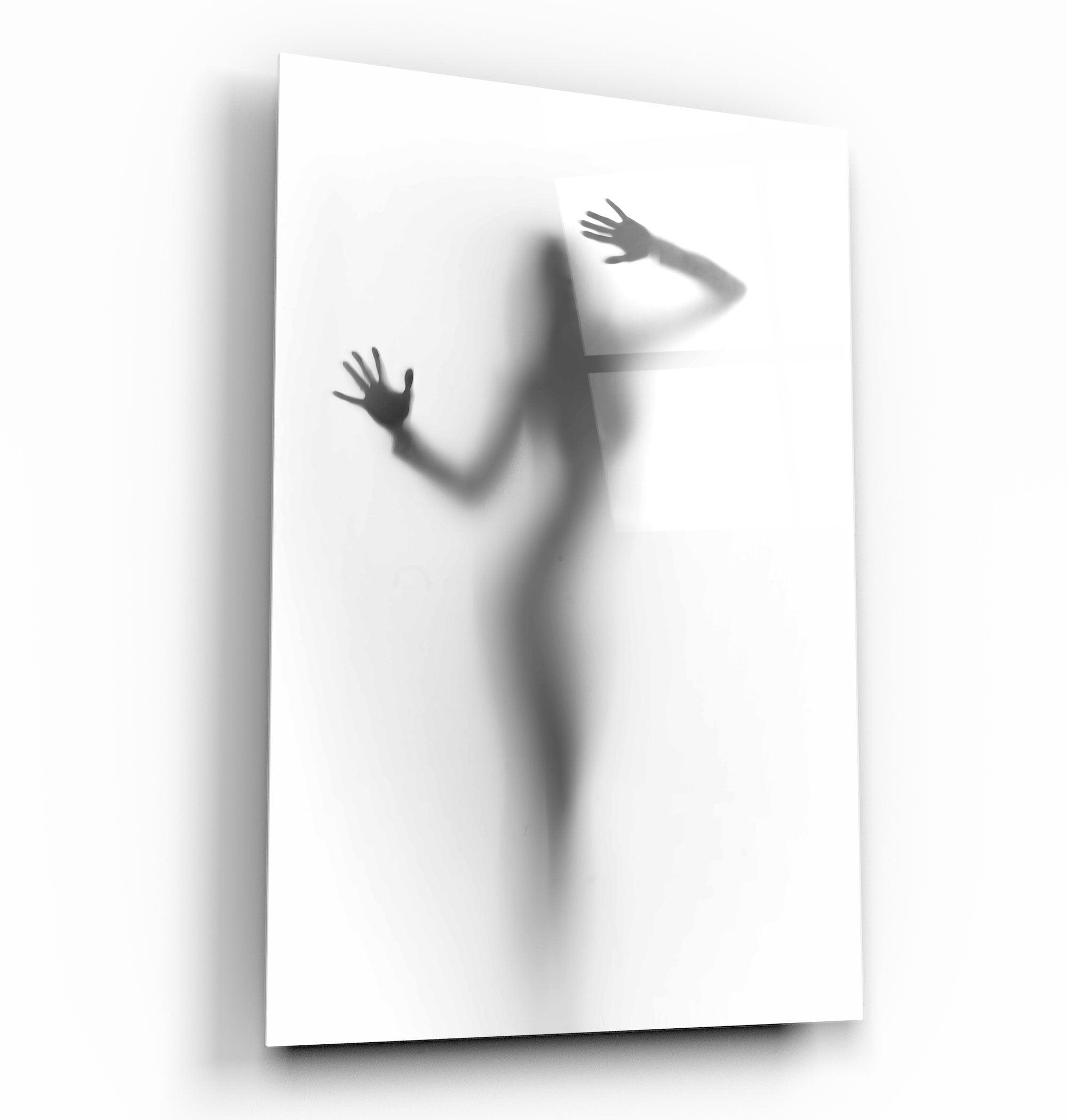 ・"Behind the Curtain 1"・Designer's Collection Glass Wall Art