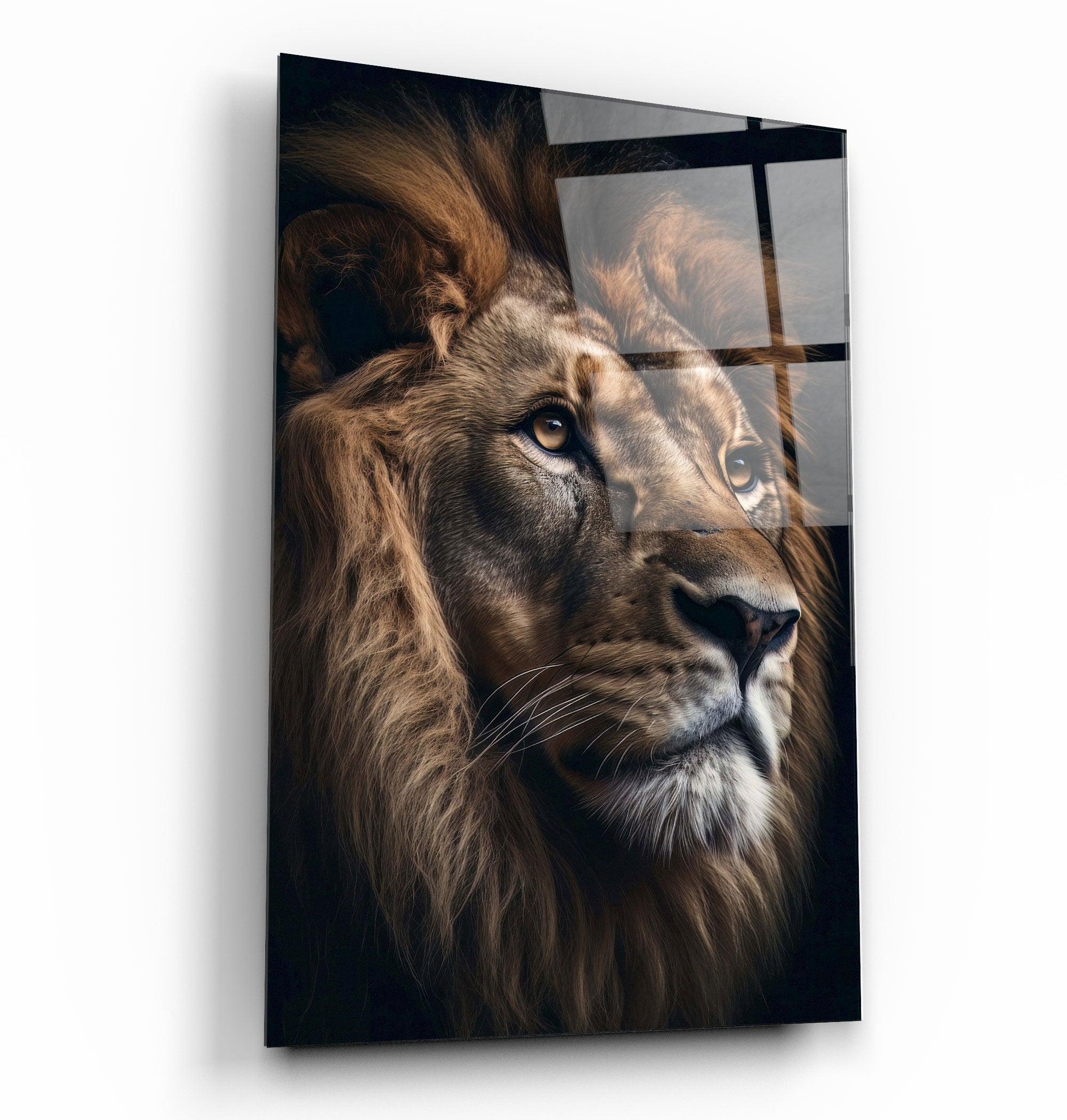 ・"The King"・Designers Collection Glass Wall Art