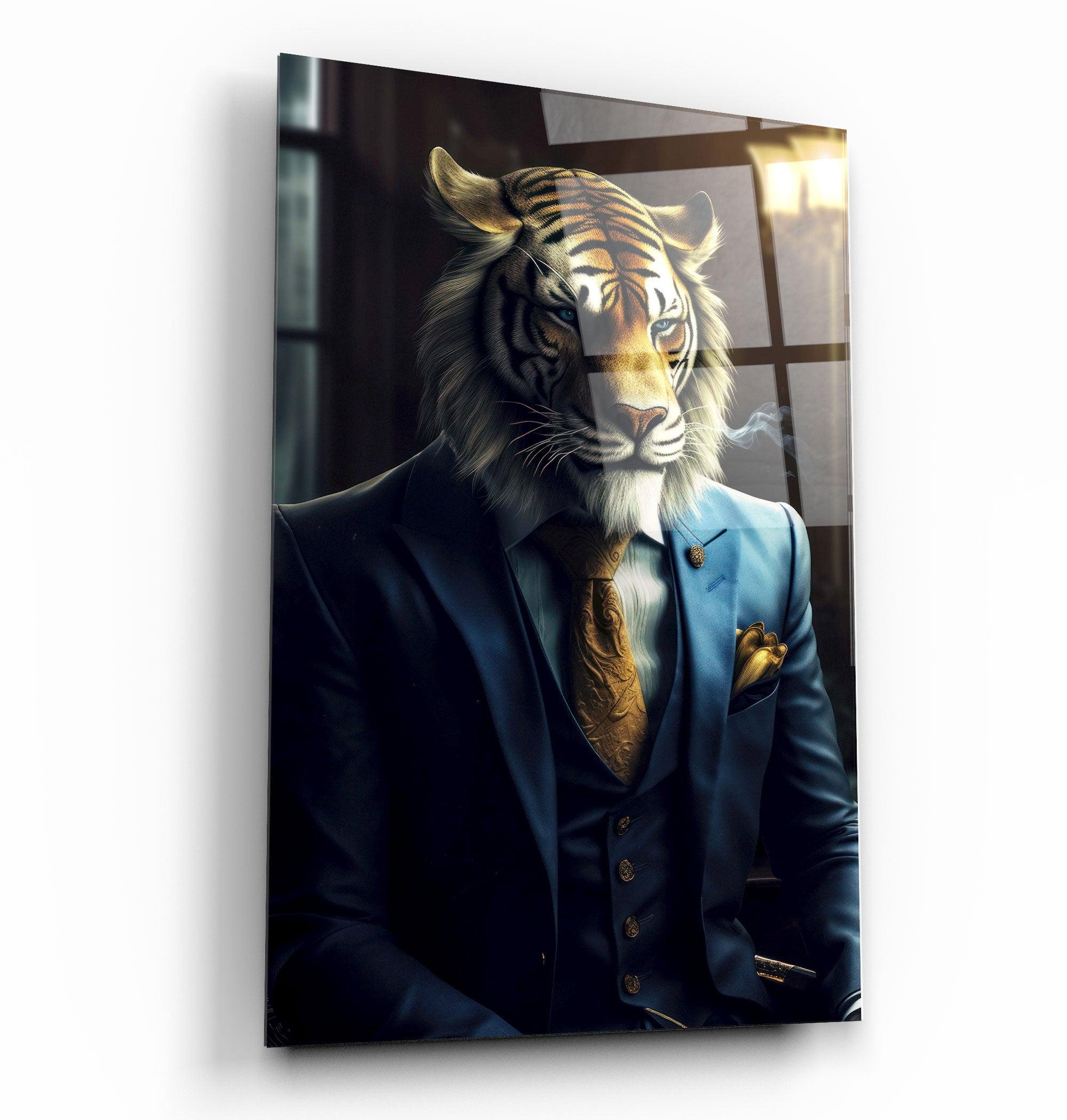 ・"Be Serious"・Designers Collection Glass Wall Art
