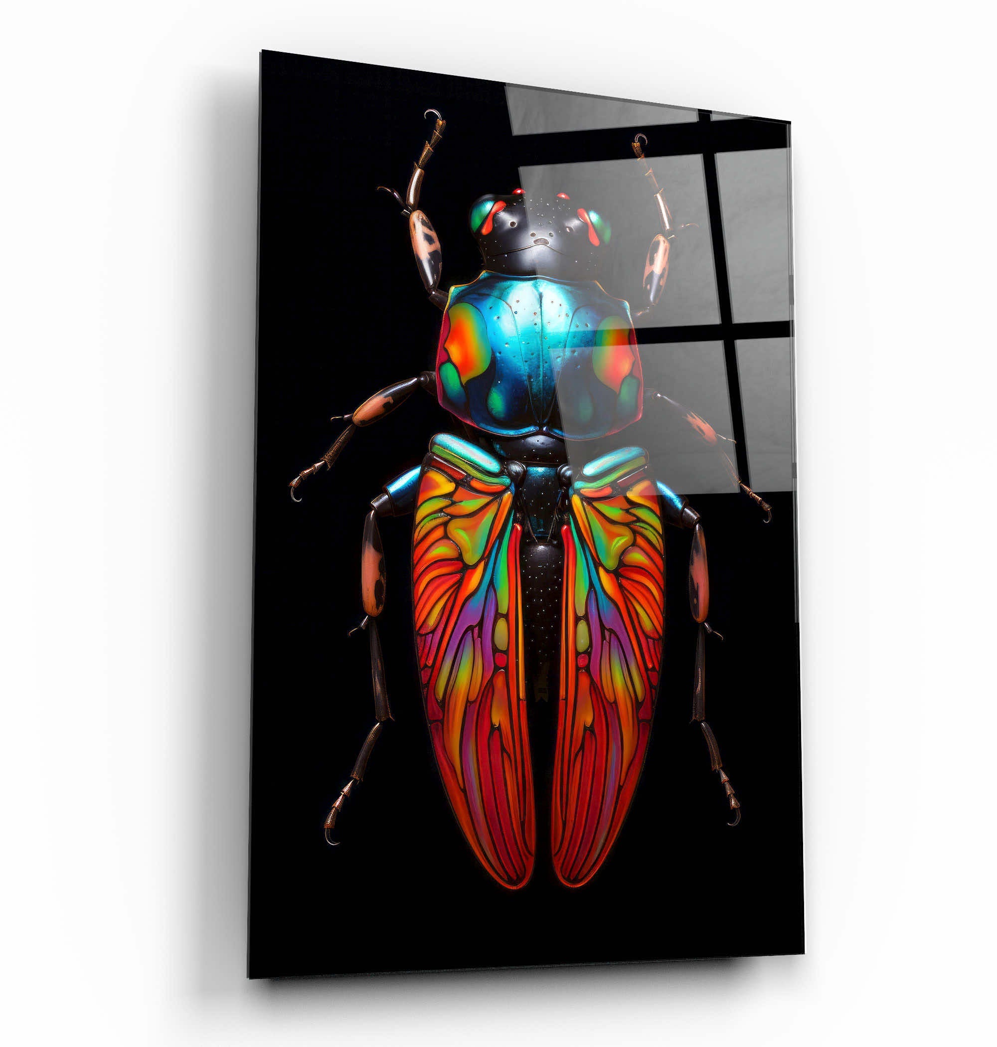 ・"Mystic Bug"・Designers Collection Glass Wall Art