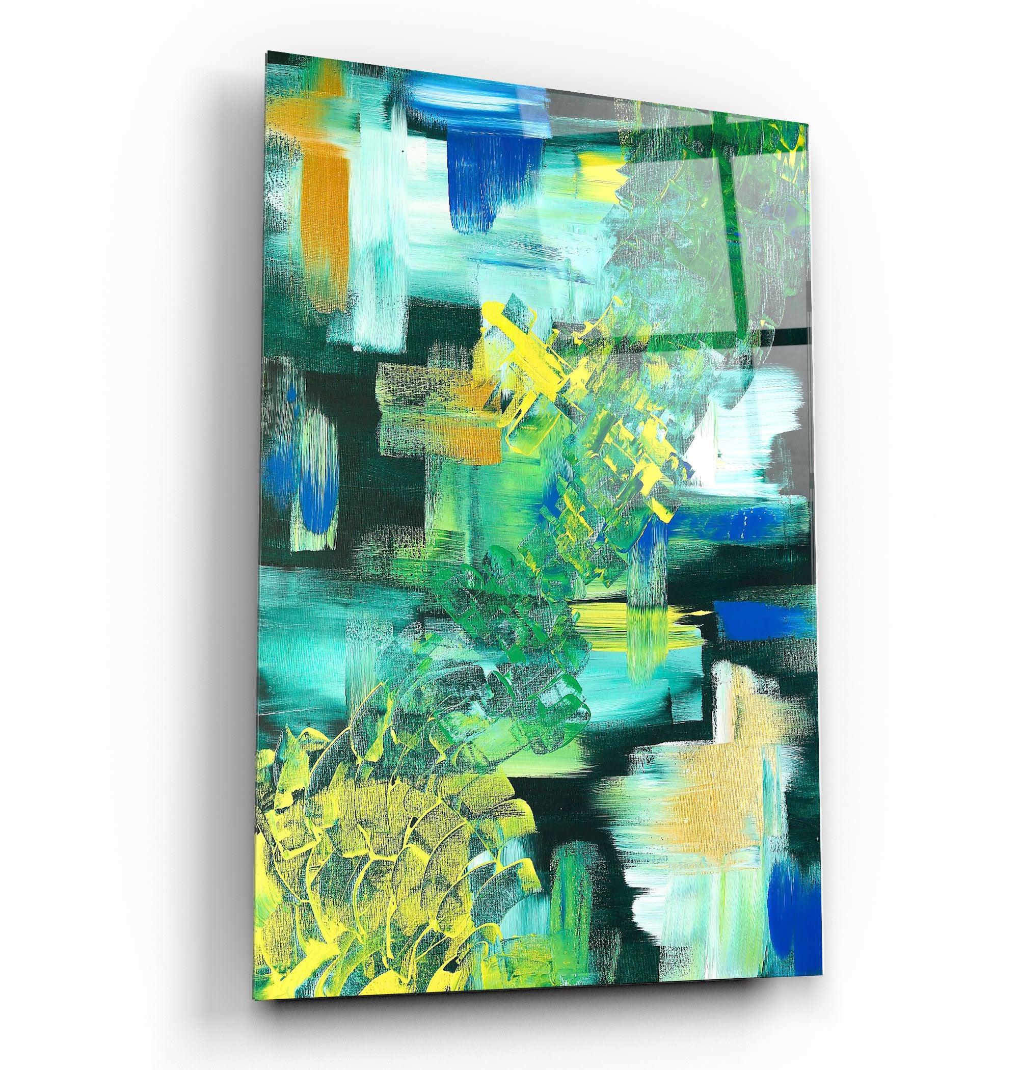 ・"Thoughts - Hand-drawn Image"・Glass Wall Art