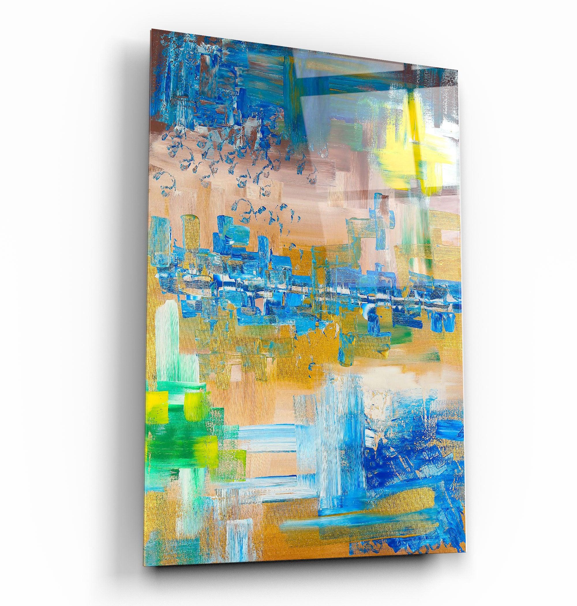 ・"Thoughts V2 - Hand-drawn Image"・Glass Wall Art