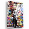 ・"Banksy - Love Is The Answer"・Glass Wall Art - ArtDesigna Glass Printing Wall Art