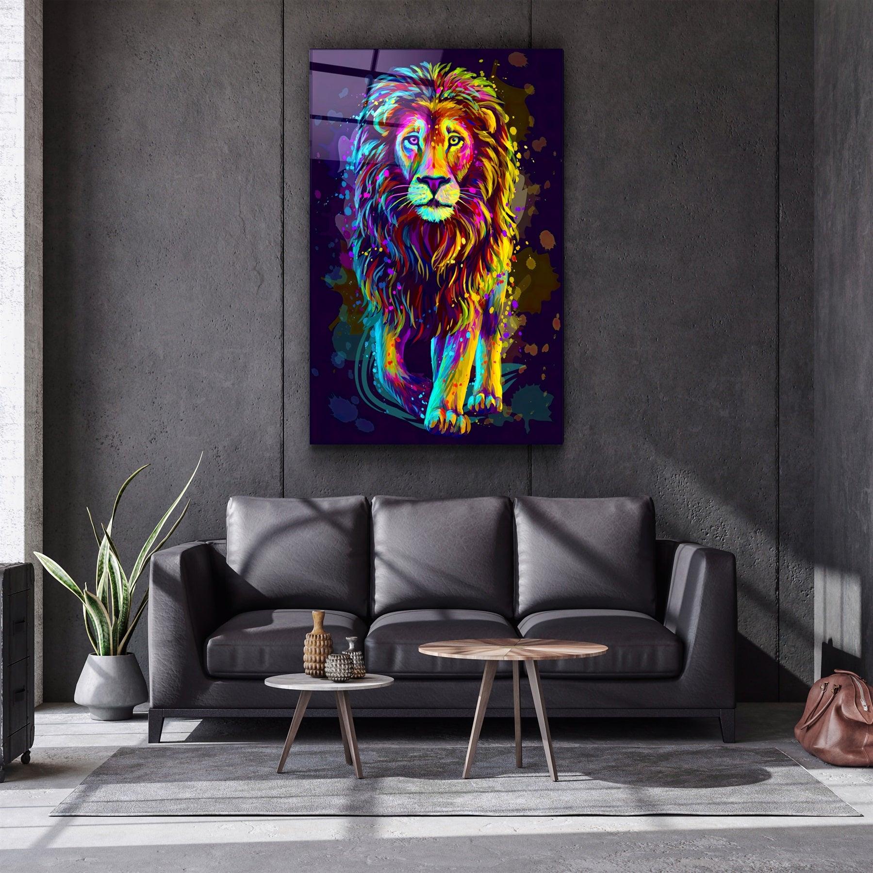 ・"The King"・Glass Wall Art