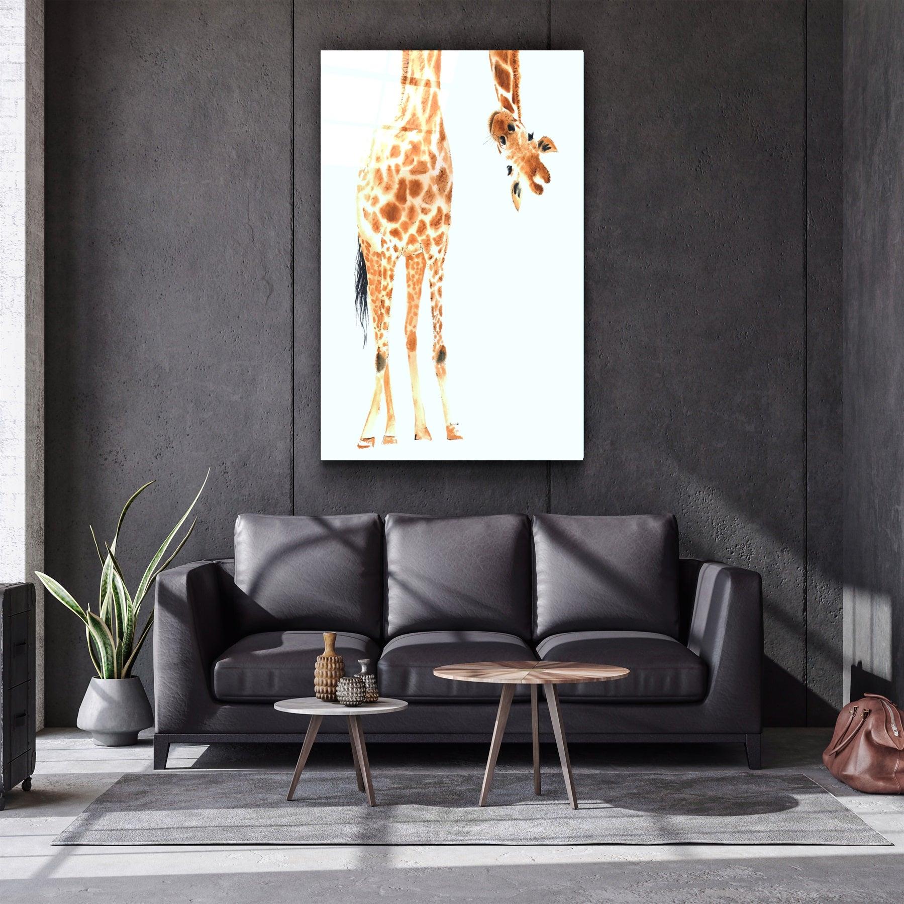 ・"UpSide Down"・Glass Wall Art