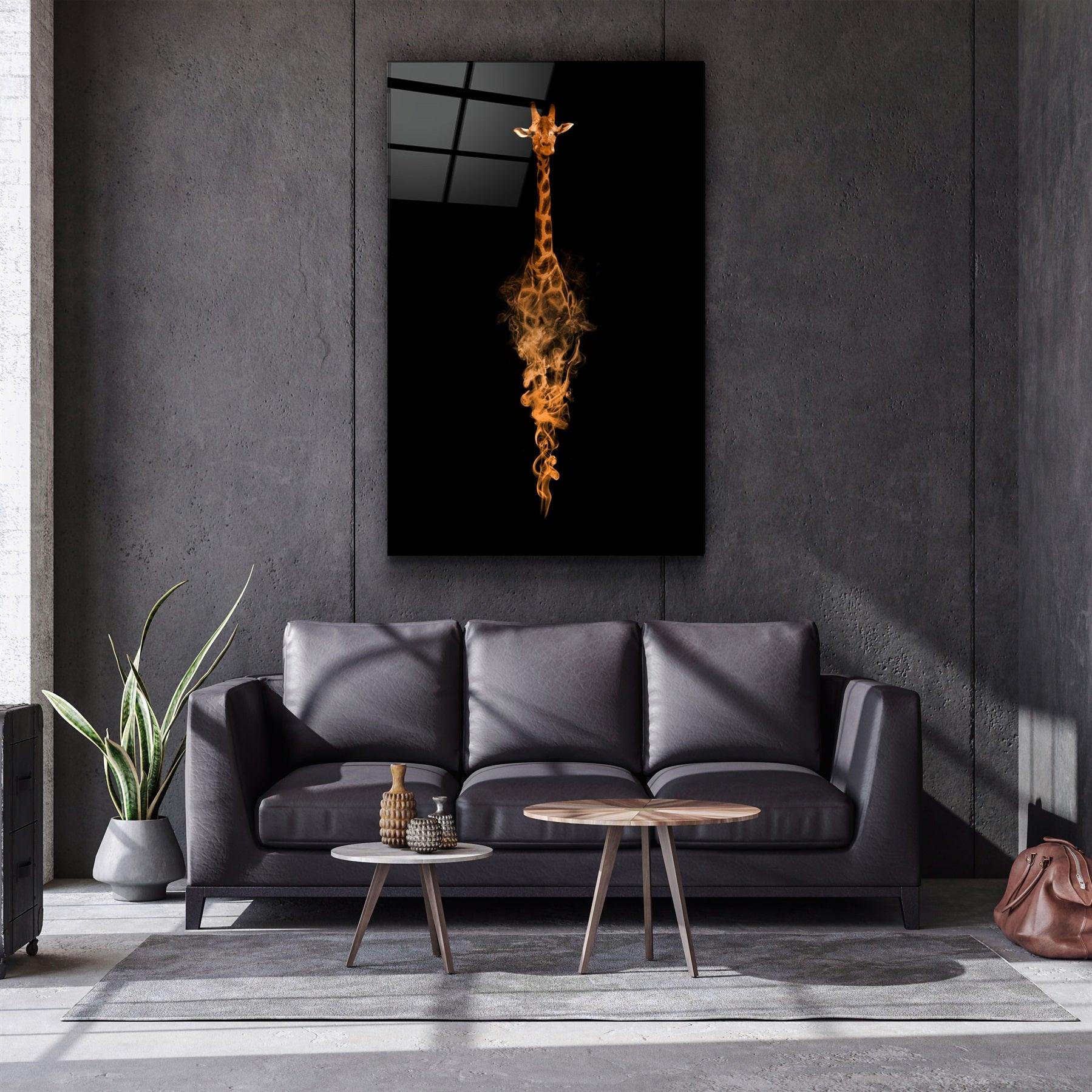 ・"Giraffo"・Glass Wall Art