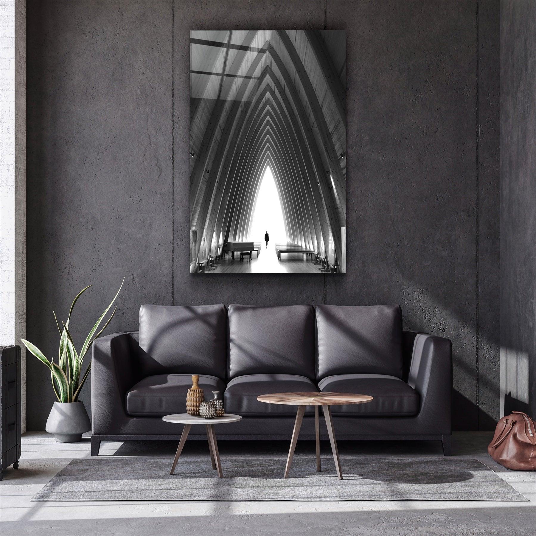 ・"Light at the End"・Glass Wall Art