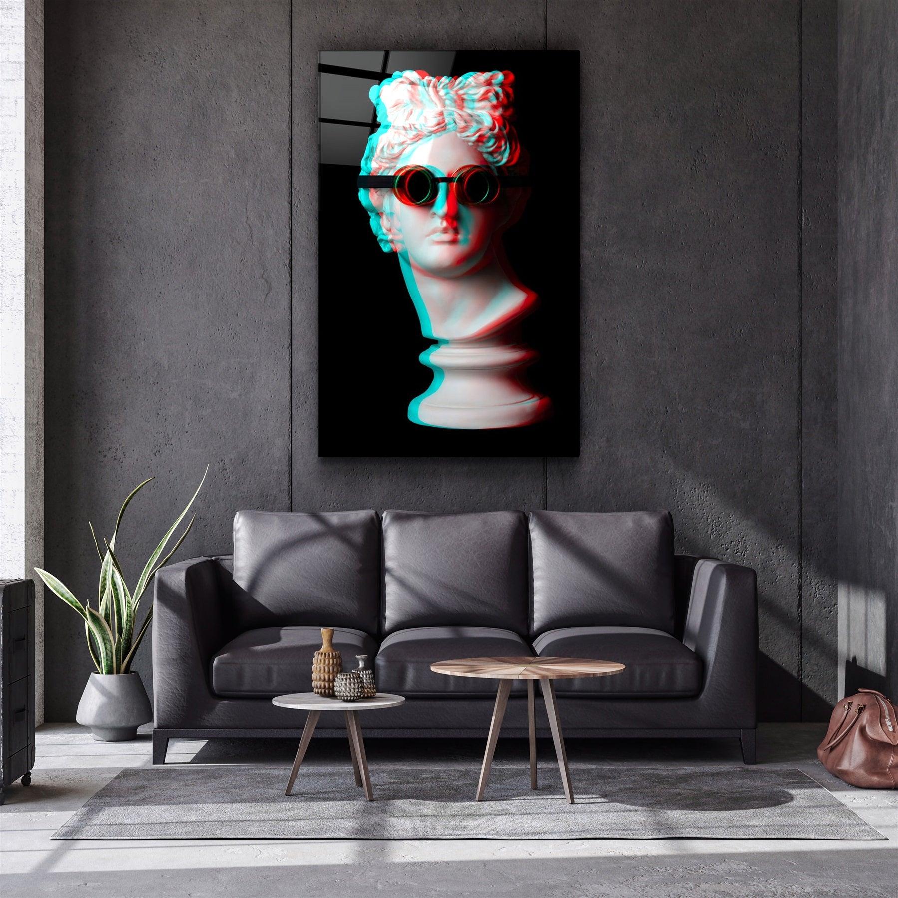 ・"Sculpture v3"・Glass Wall Art