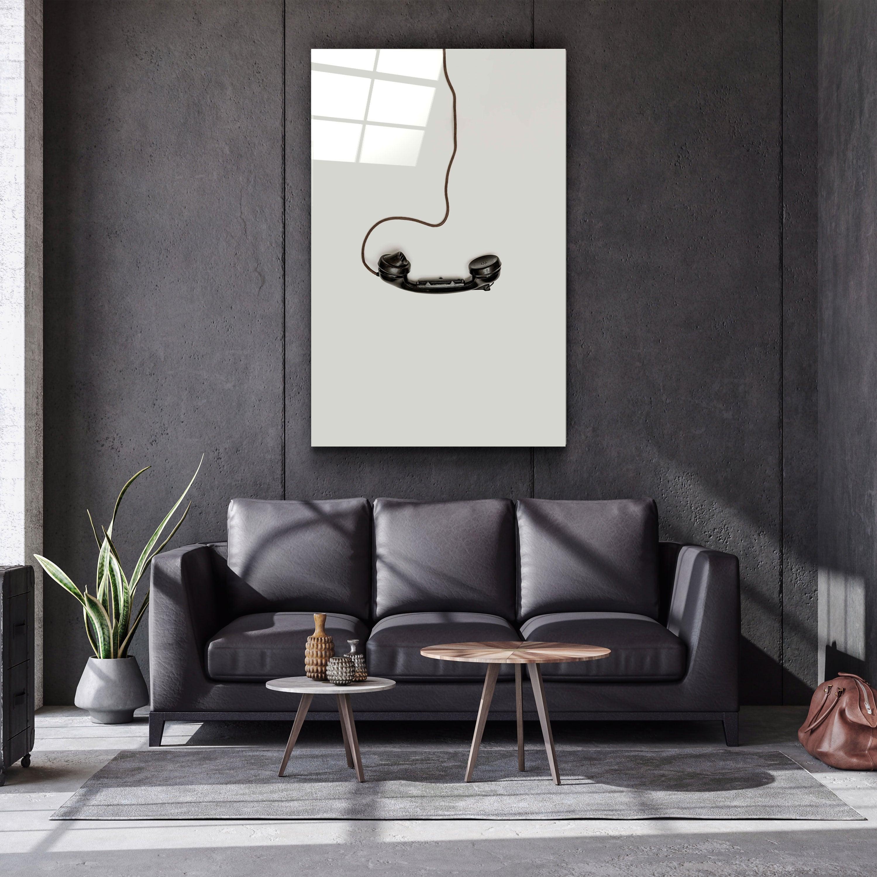 Call Me | Designers Collection Glass Wall Art