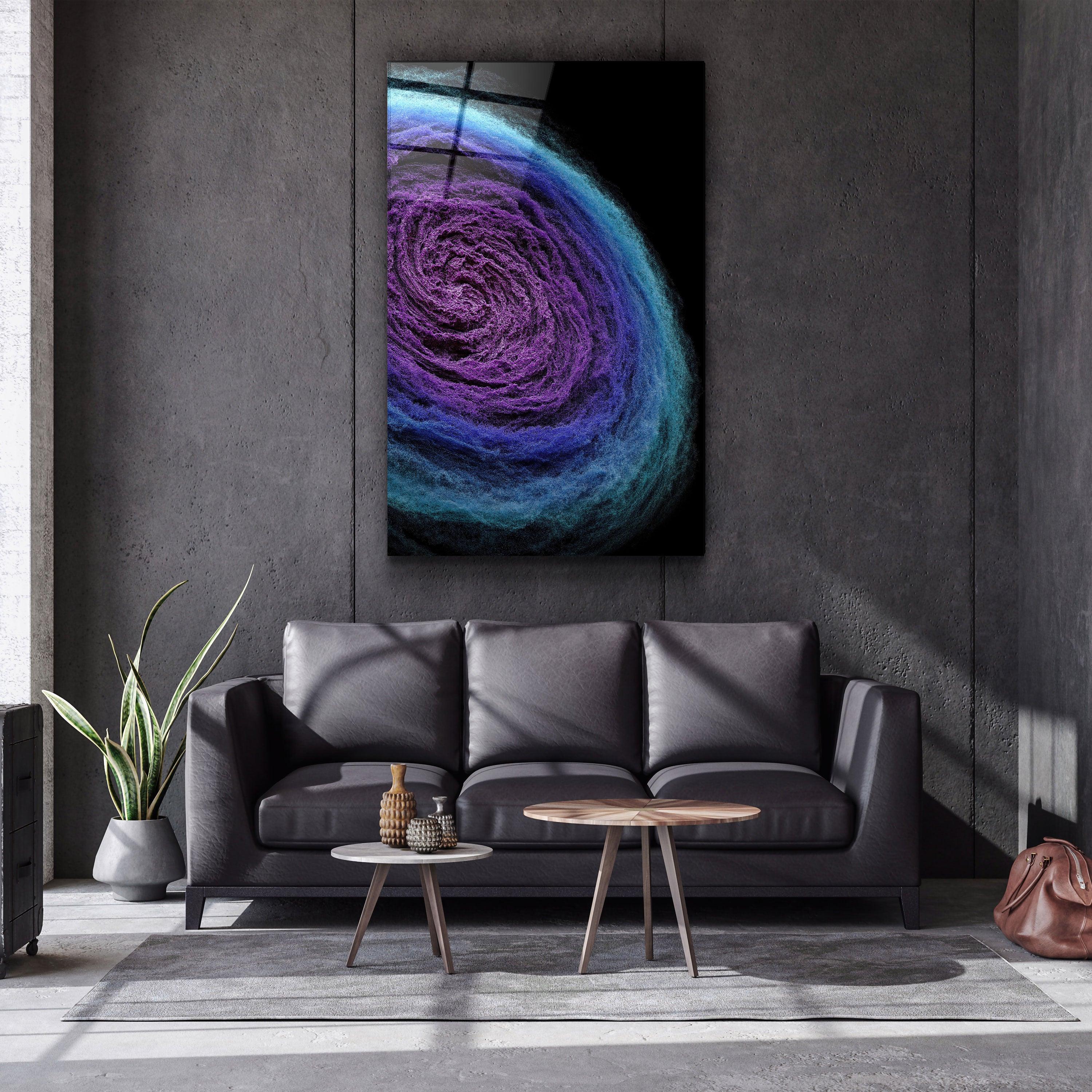 ・"Wool Nebula"・Designer's Collection Glass Wall Art