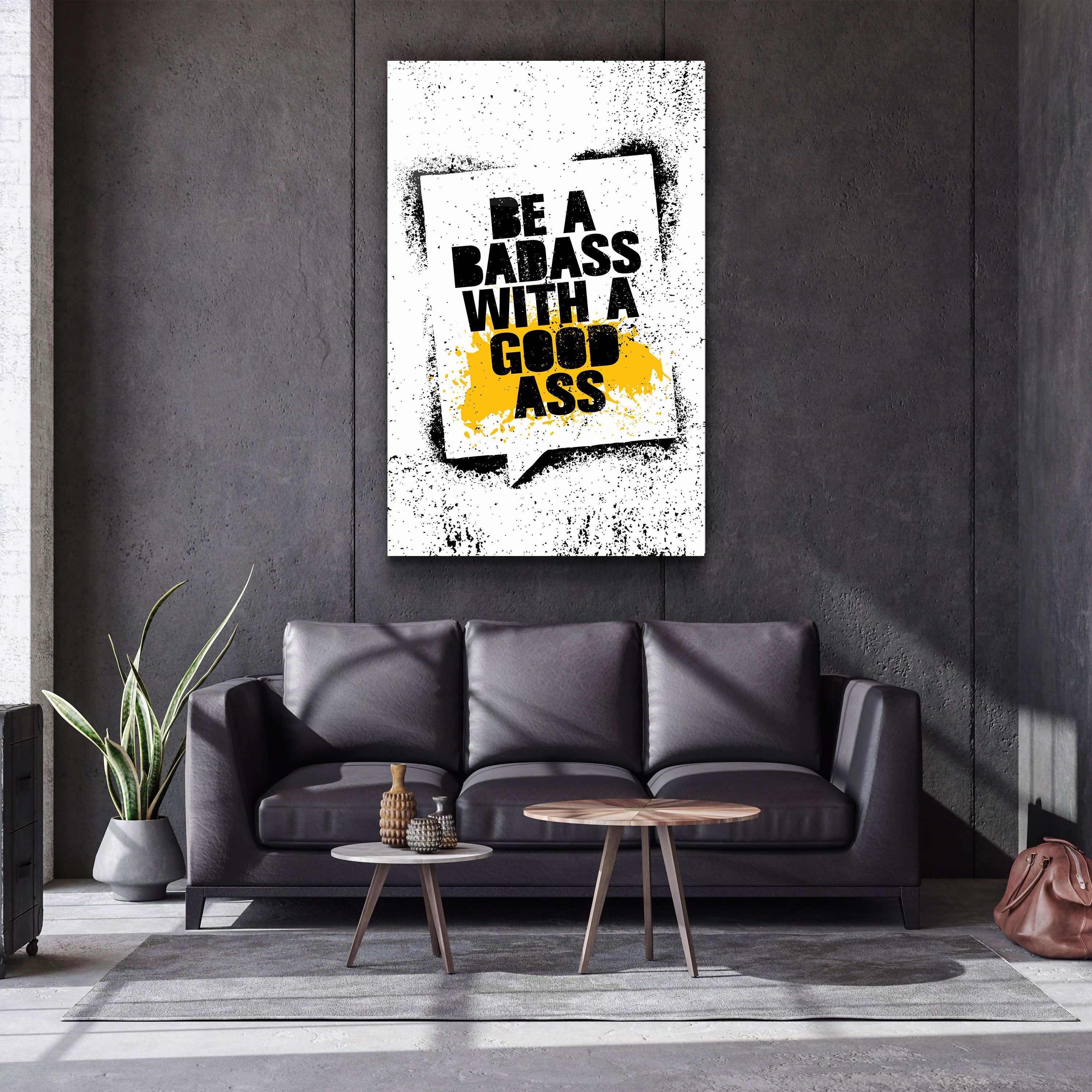 ・"Be a"・Motivational Glass Wall Art