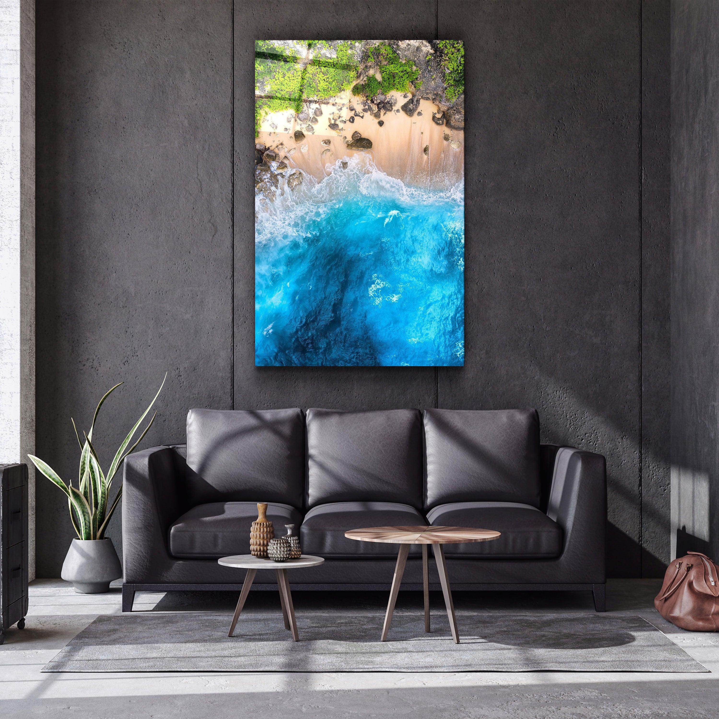・"Heaven Beach 2"・Glass Wall Art