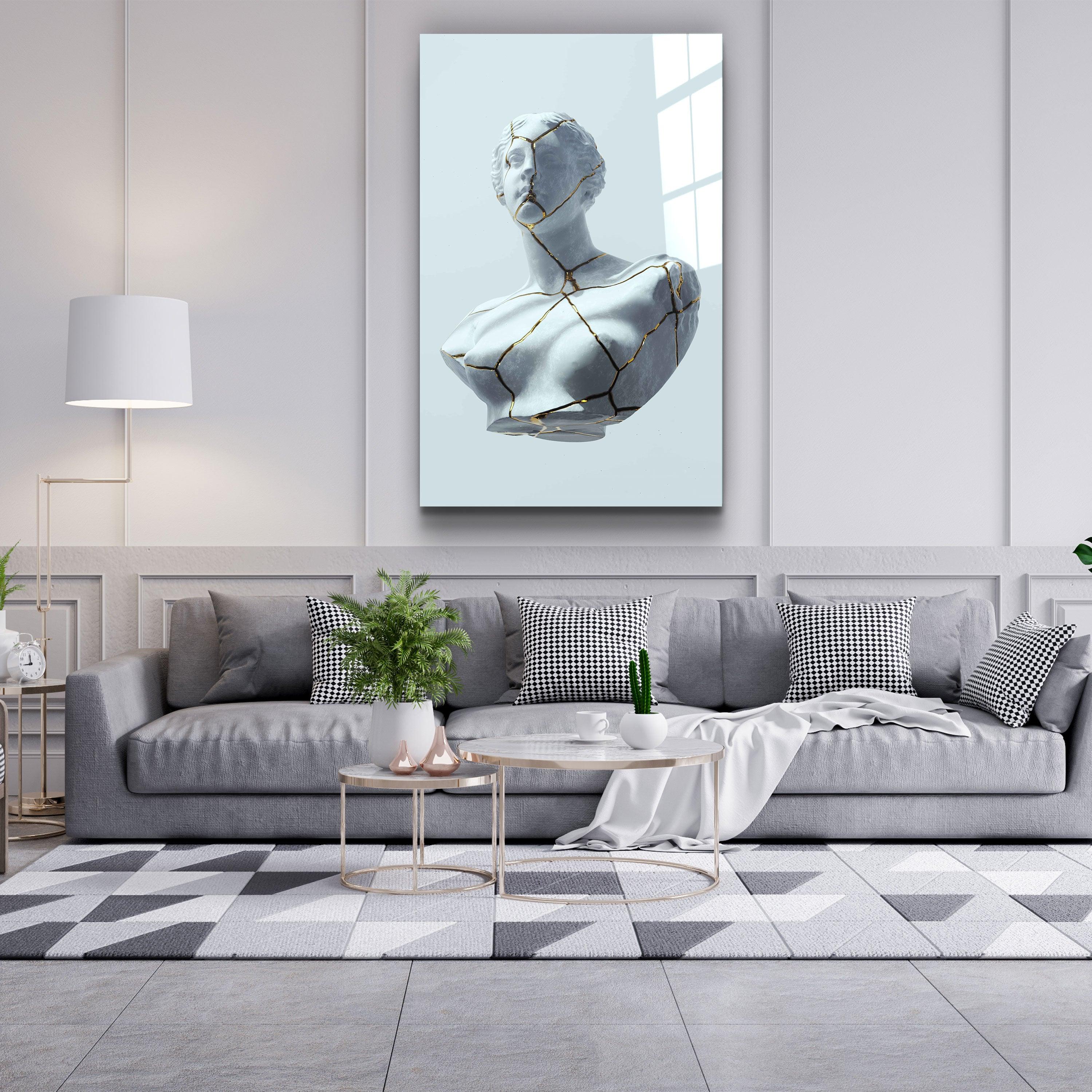 ・"Statue"・Designer's Collection Glass Wall Art