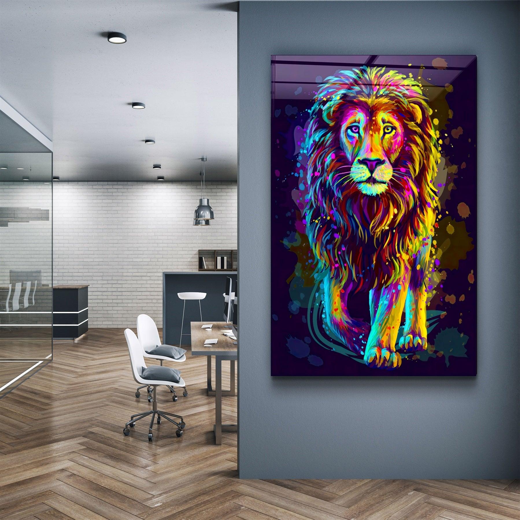 ・"The King"・Glass Wall Art