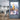・"Abstract Boats and Buildings"・Glass Wall Art