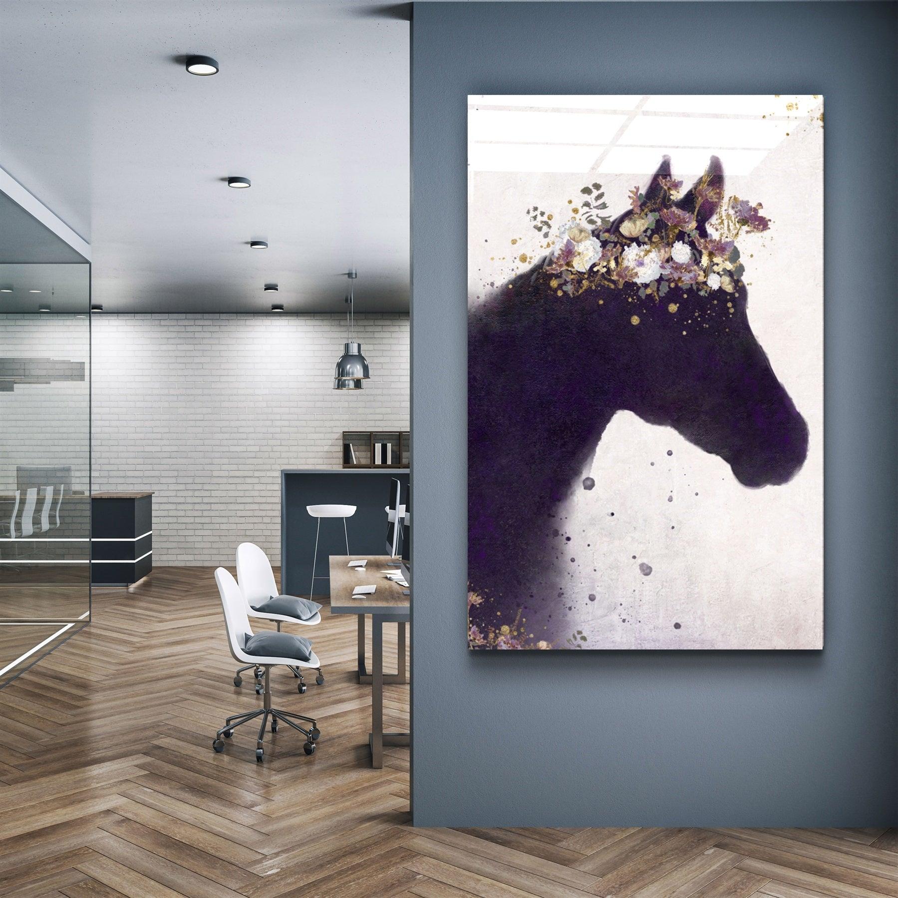 ・"Horse"・Glass Wall Art