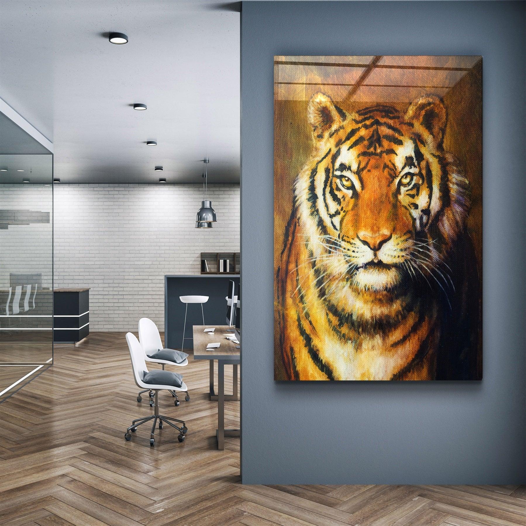 ・"Tiger 5"・Glass Wall Art