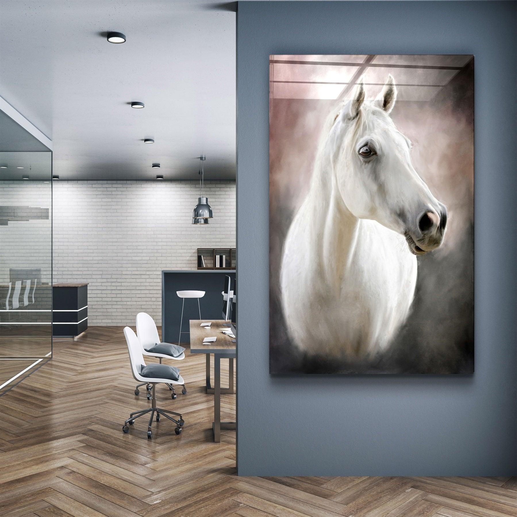 ・"Horse"・Glass Wall Art