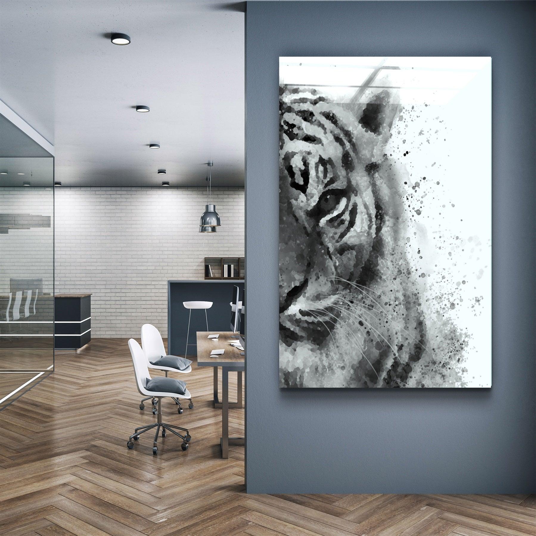 ・"Tiger 6"・Glass Wall Art