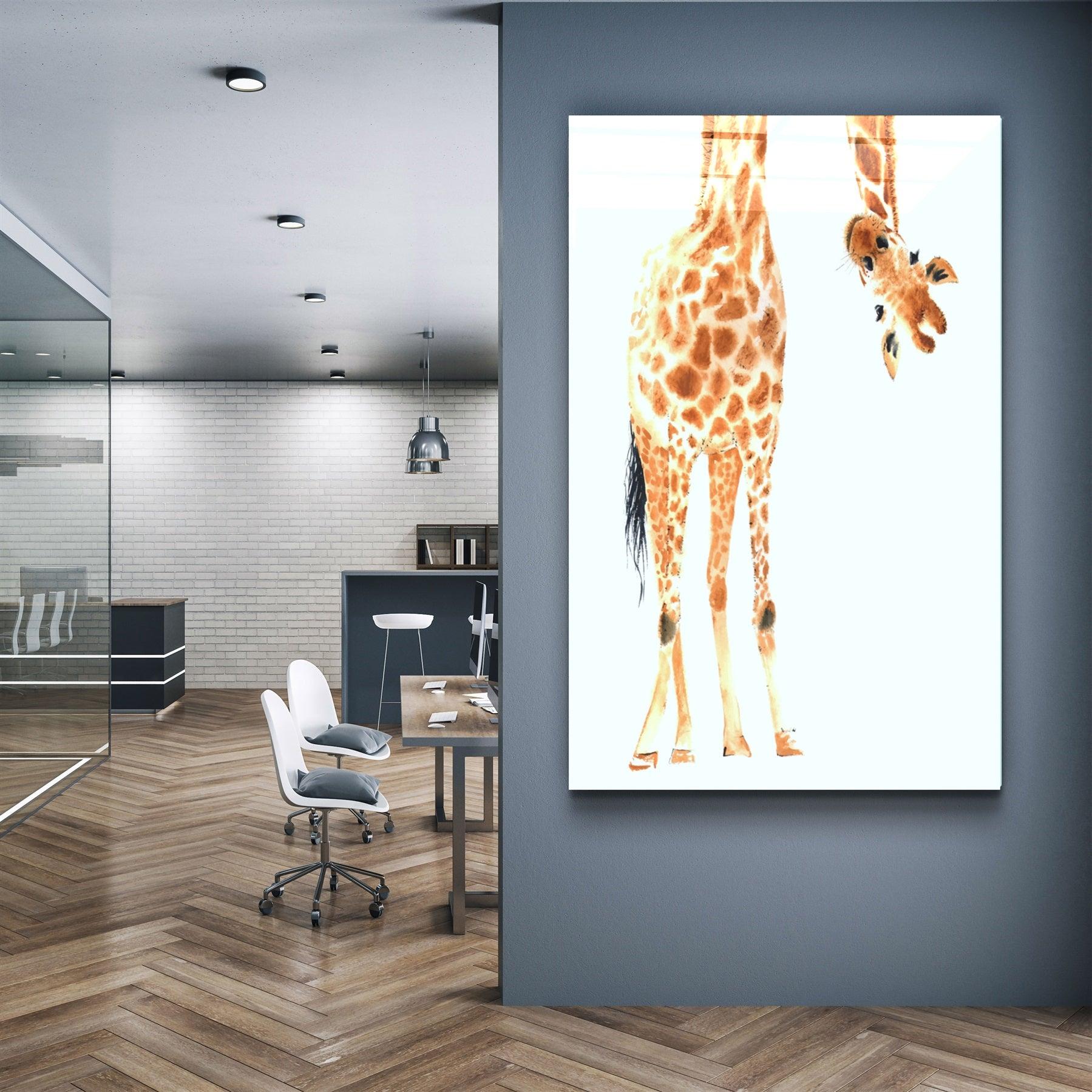 ・"UpSide Down"・Glass Wall Art