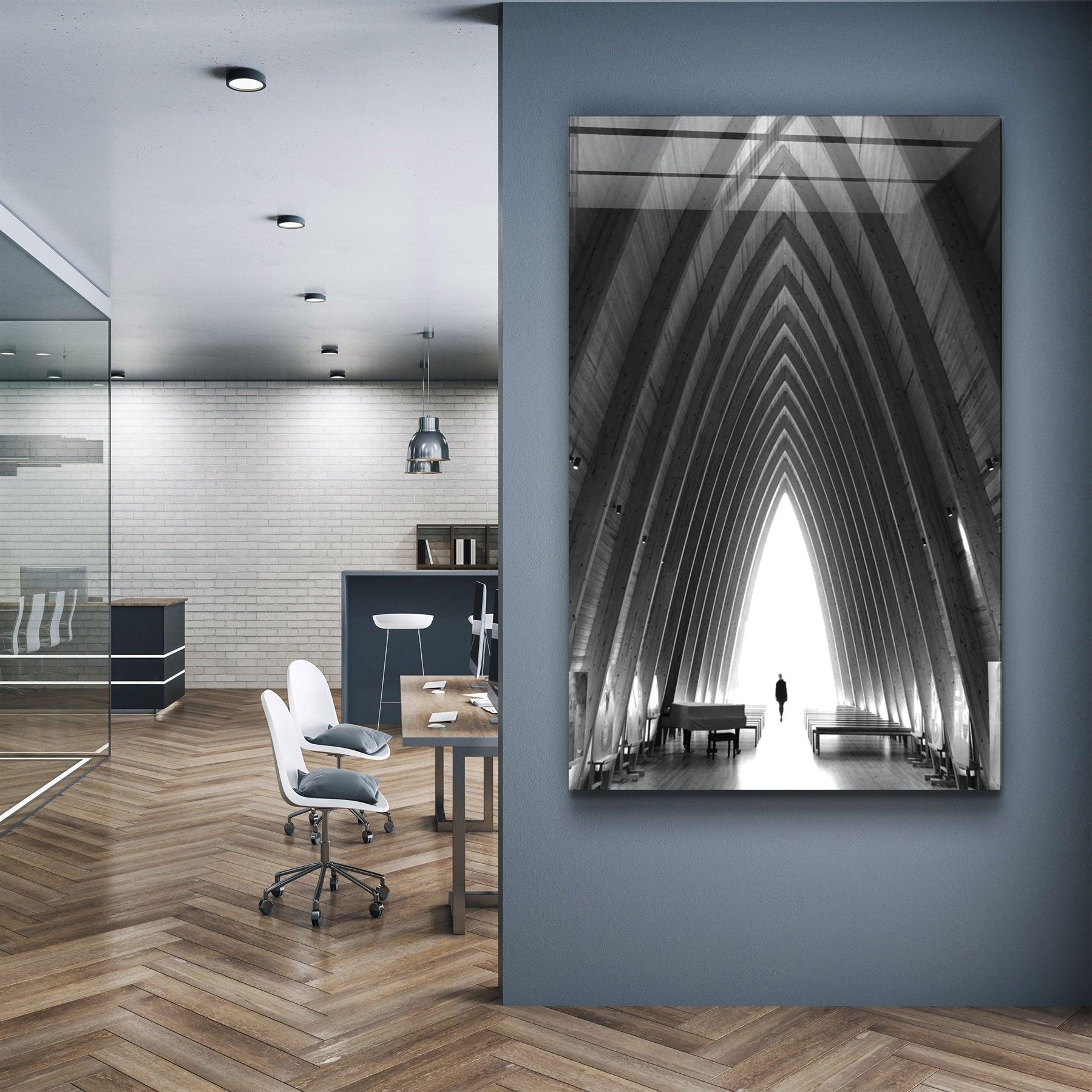 ・"Light at the End"・Glass Wall Art