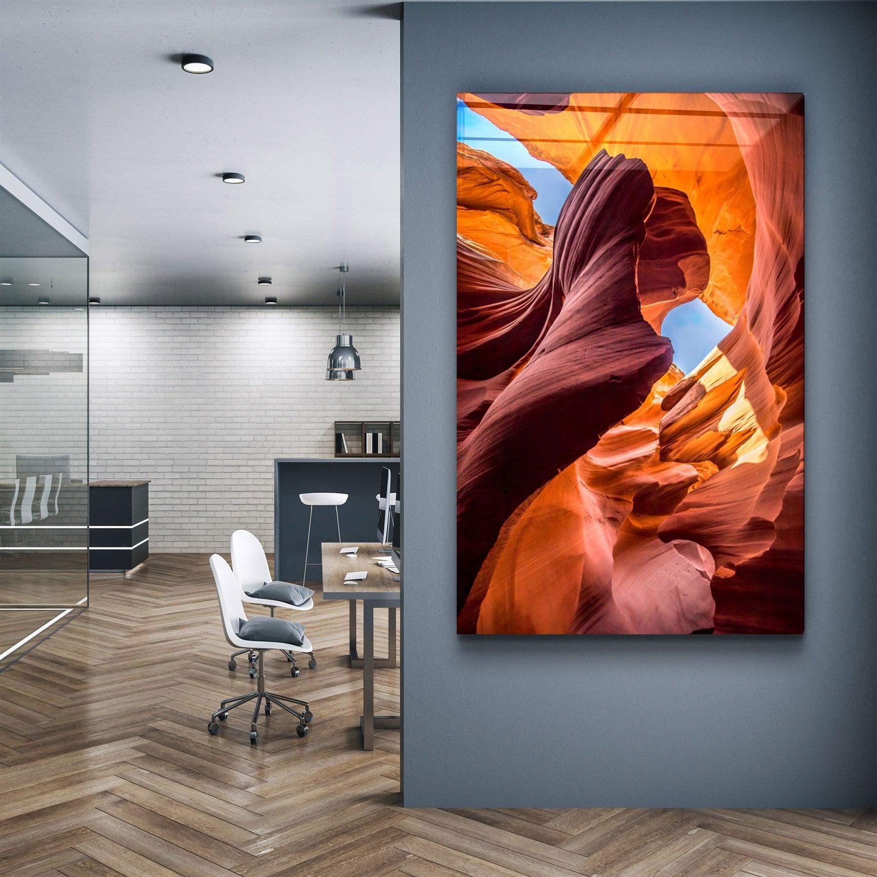 ・"Magical Canyon"・Glass Wall Art