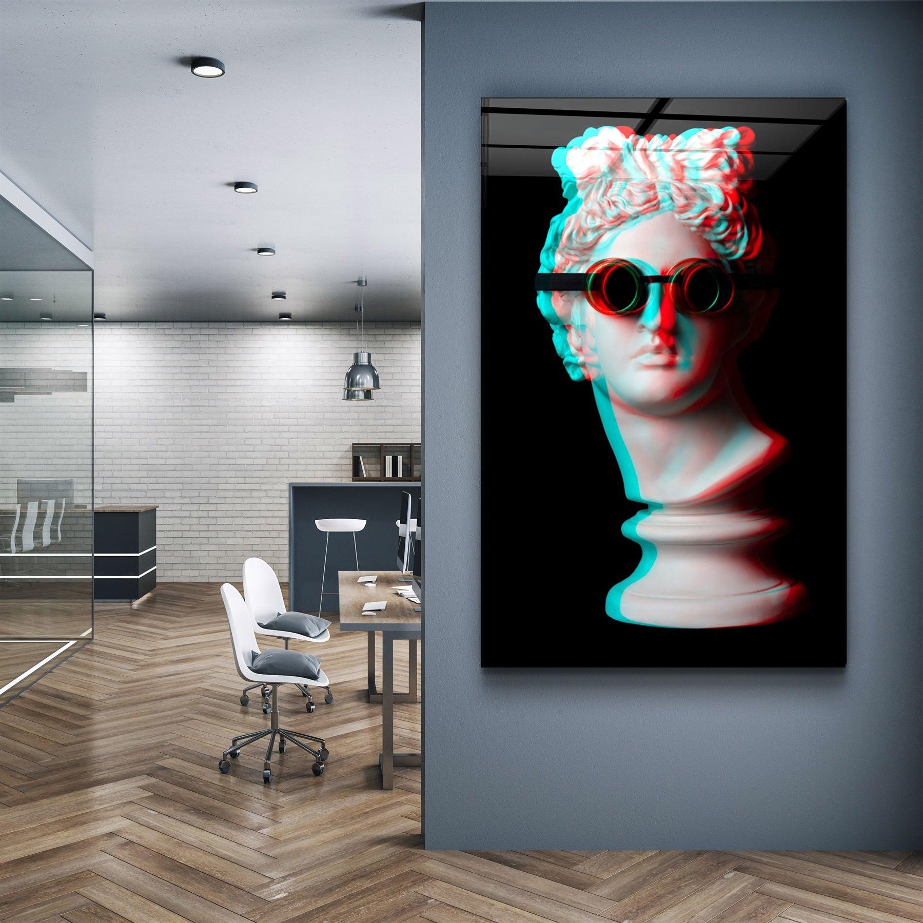 ・"Sculpture v3"・Glass Wall Art