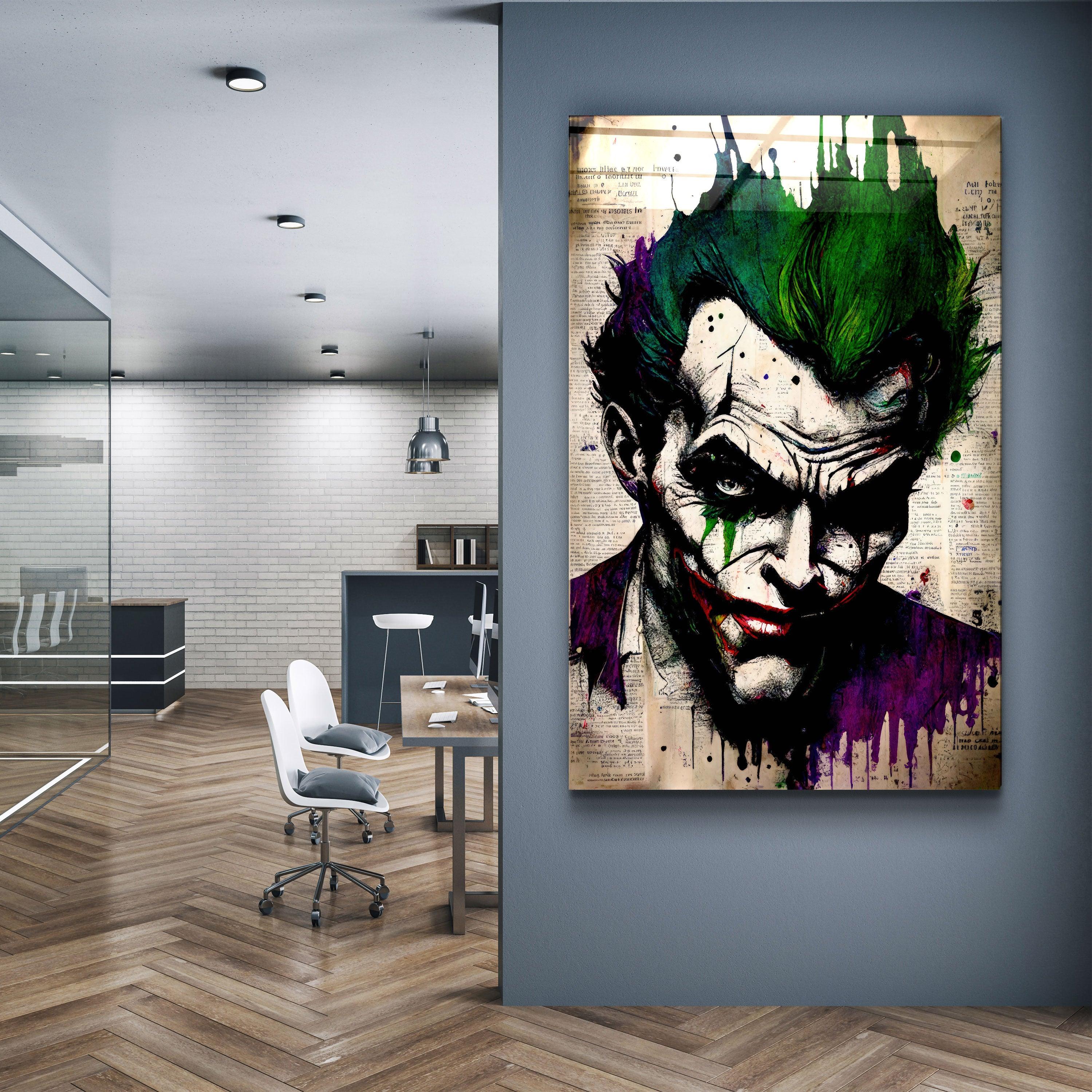 ・"Joker Redesigned"・Designer's Collection Glass Wall Art