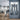 ・"Brooklyn Bridge Retro Gray 2"・Glass Wall Art
