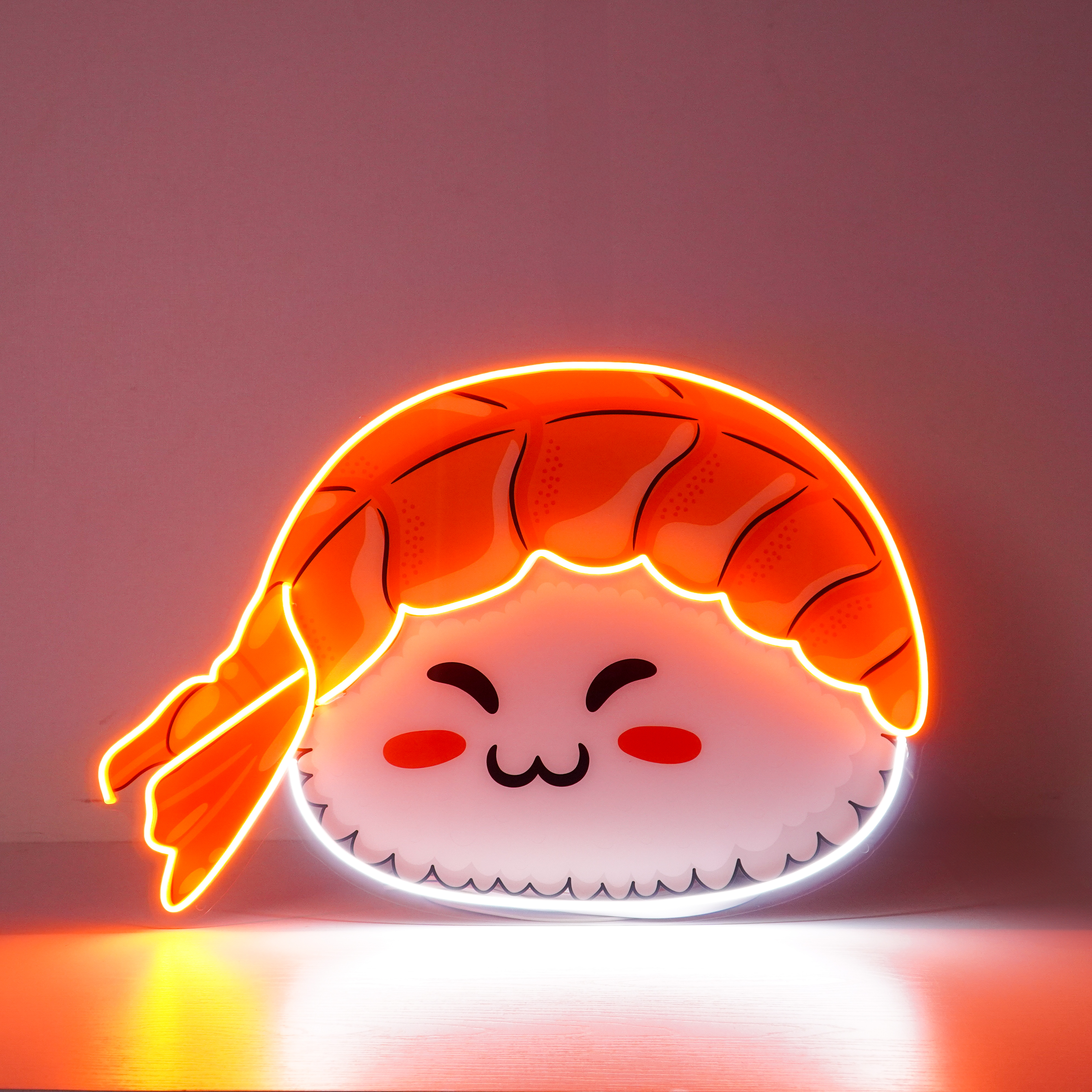 Nigiri Sushi Neon Acrylic Artwork